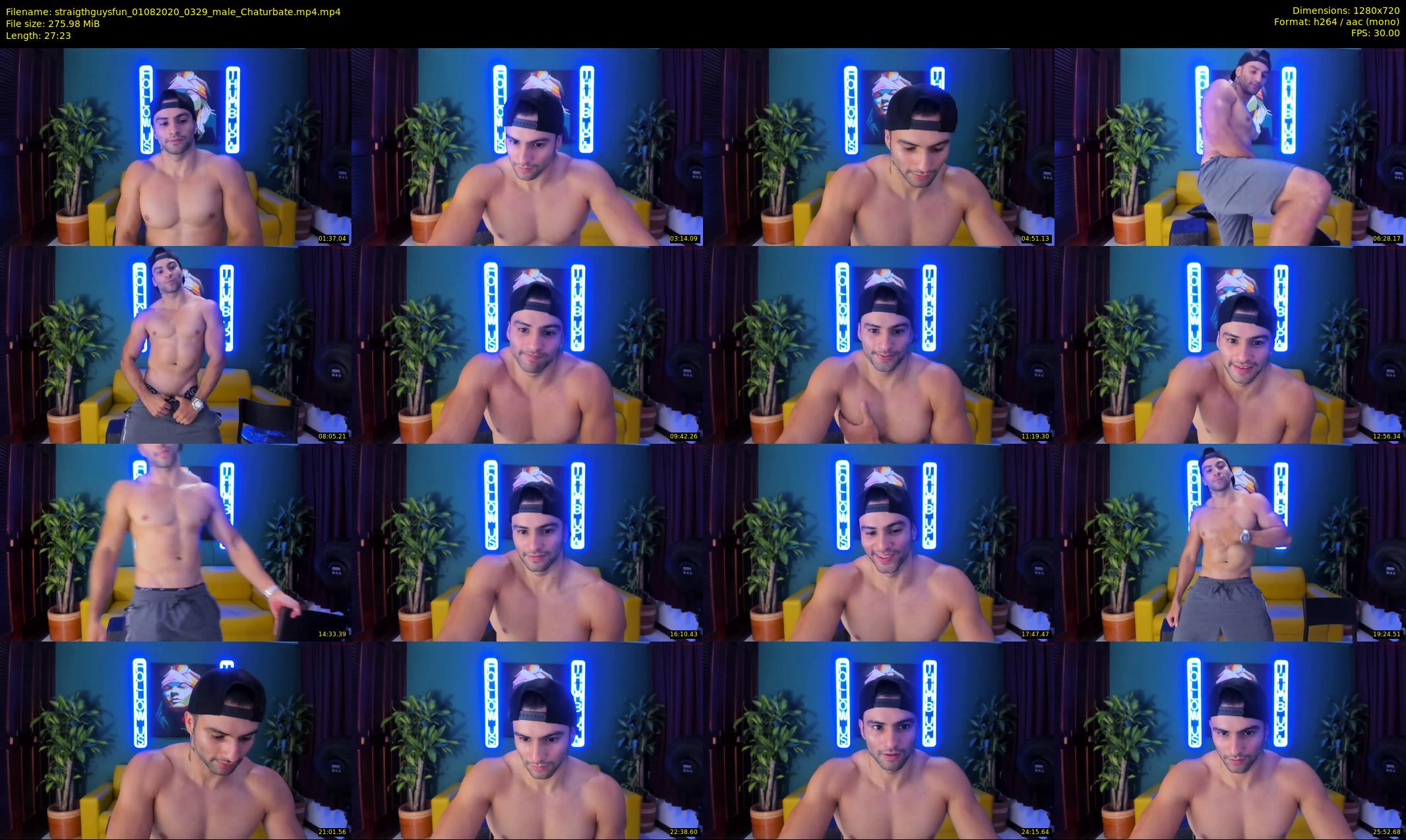 straigthguysfun — 28 minute Chaturbate male cam show recording, 720p, Aug 1, 2020