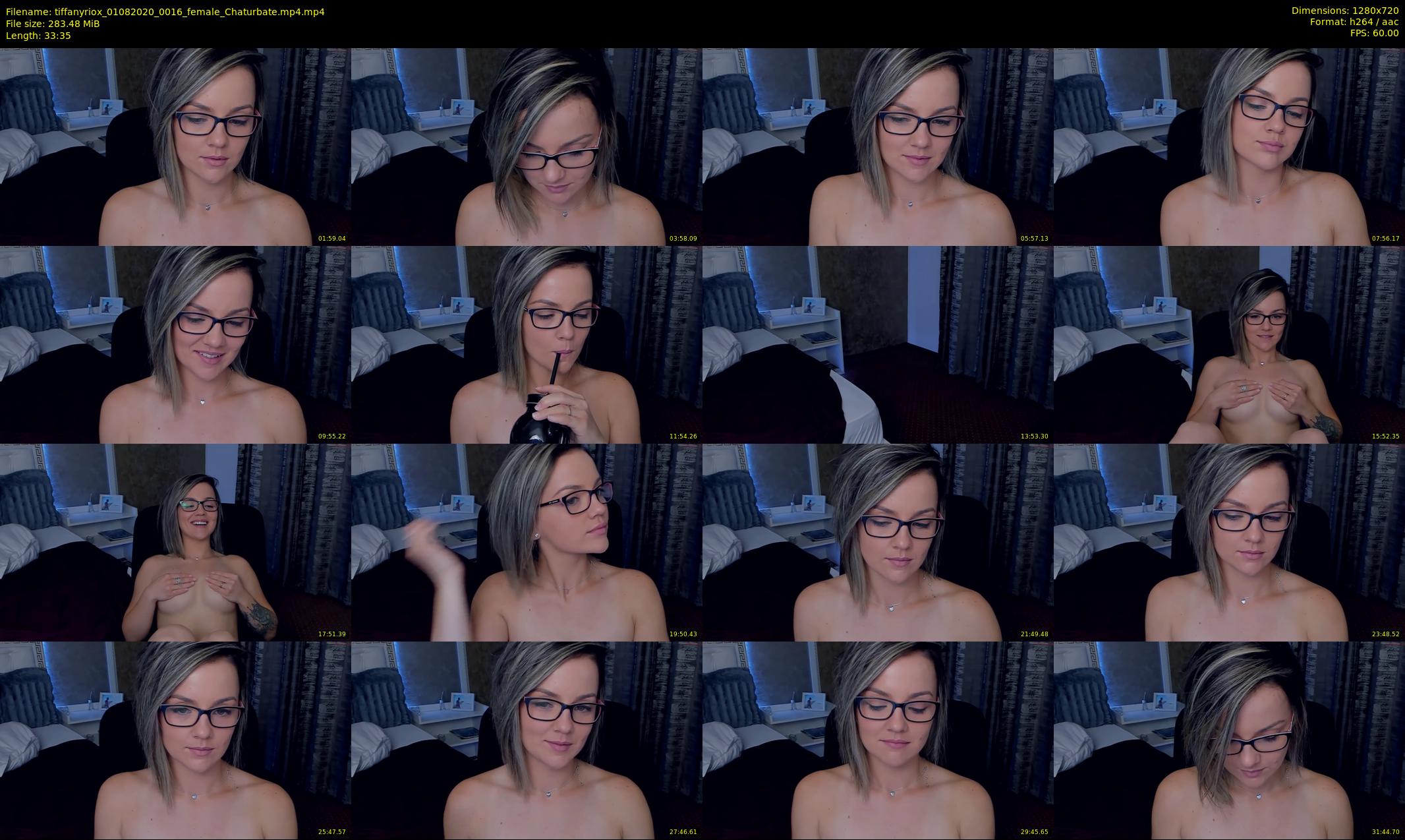 tiffanyriox — 34 minute Chaturbate female cam show recording, 720p, Aug 1, 2020