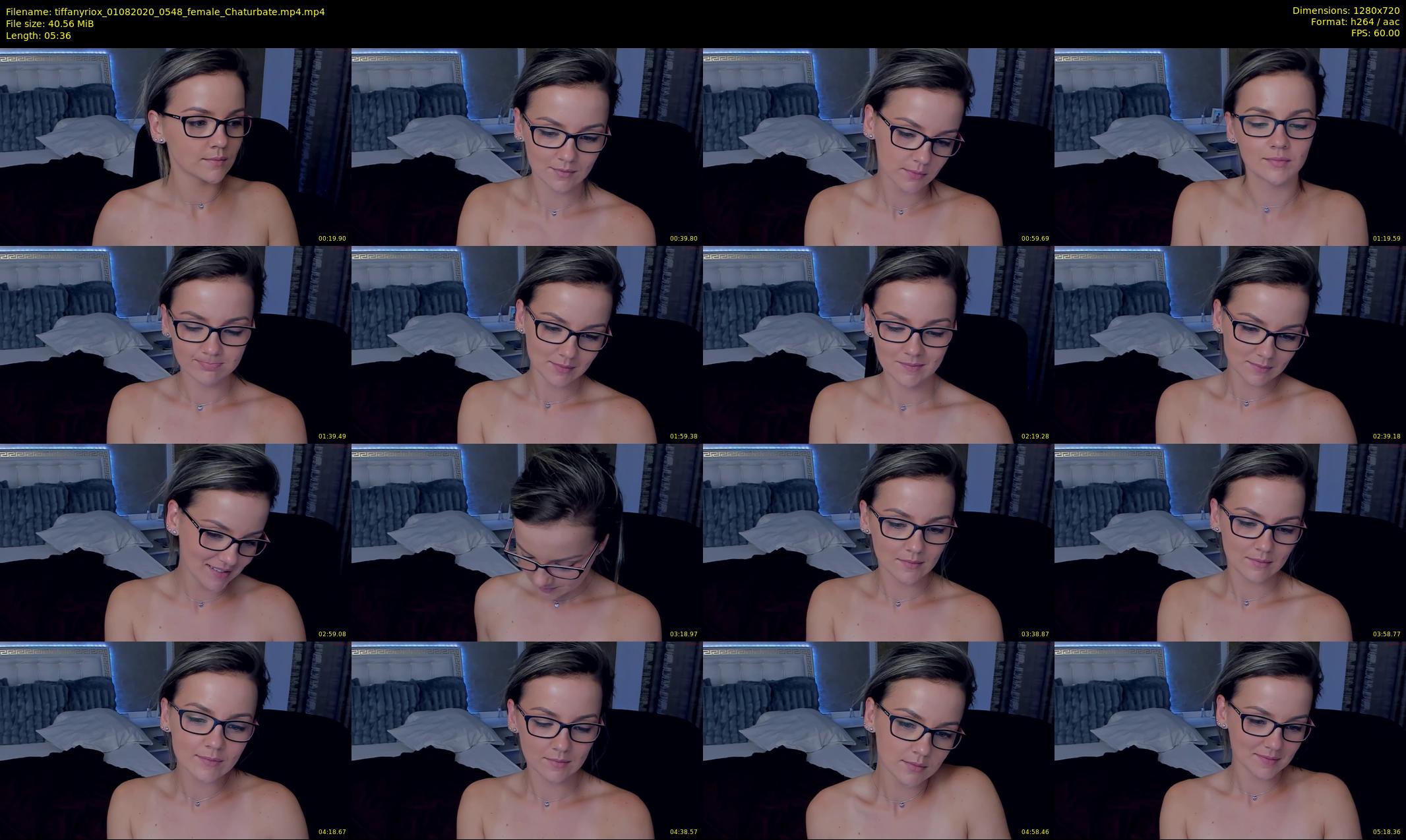 tiffanyriox — 6 minute Chaturbate female cam show recording, 720p, Aug 1, 2020