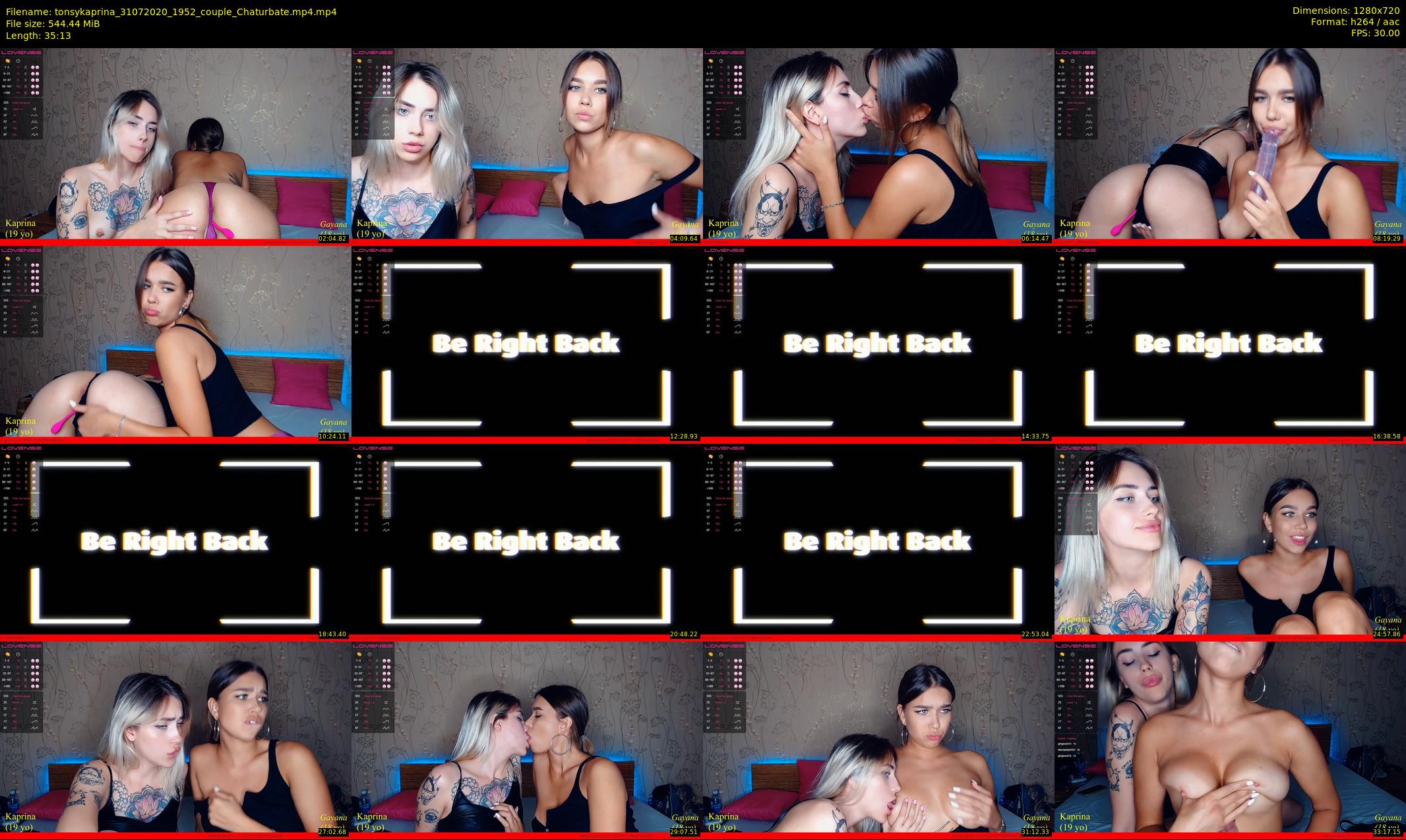 tonsykaprina — 36 minute Chaturbate couple cam show recording, 720p, Jul 31, 2020