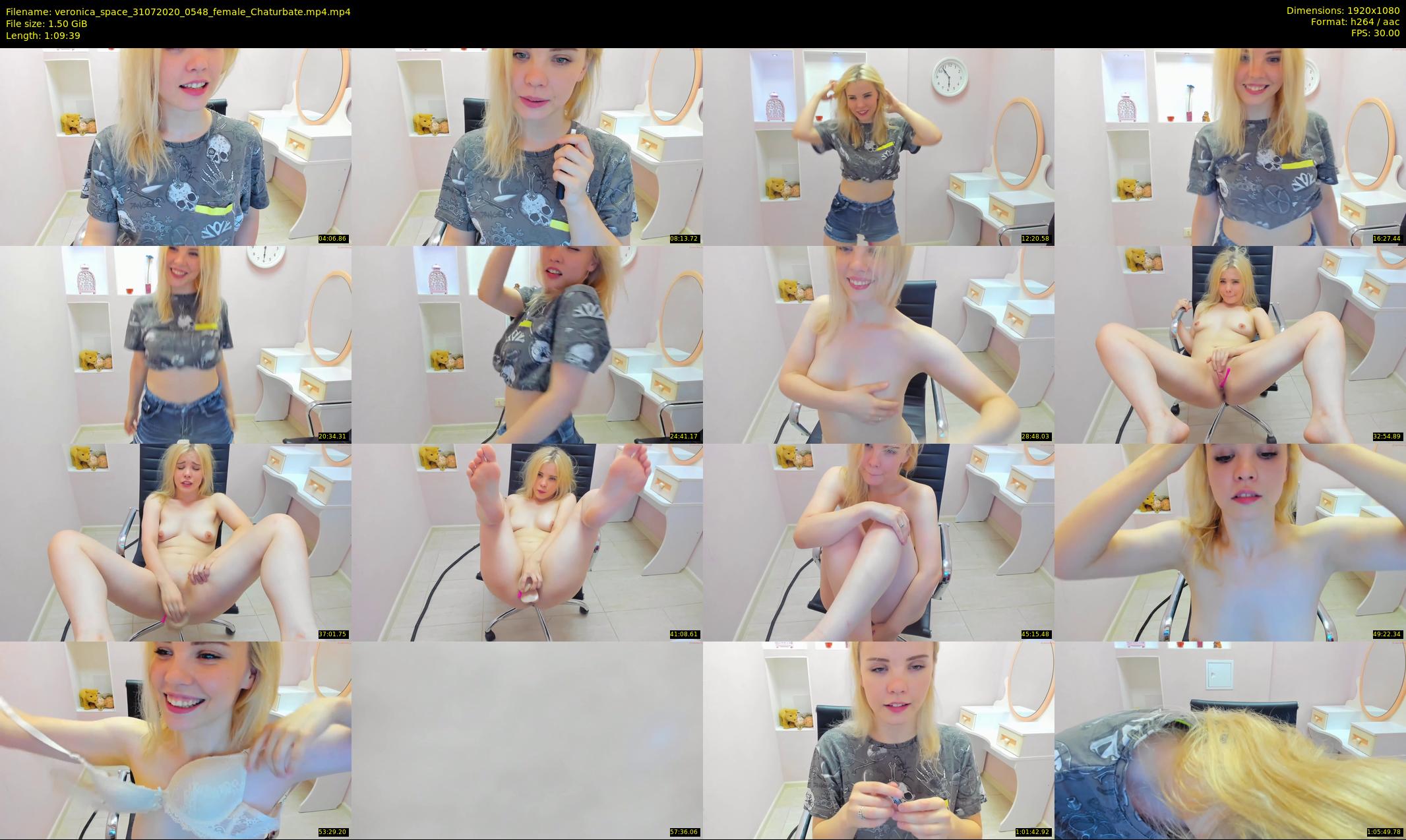veronica_space — 70 minute Chaturbate female cam show recording, 1080p, Jul 31, 2020