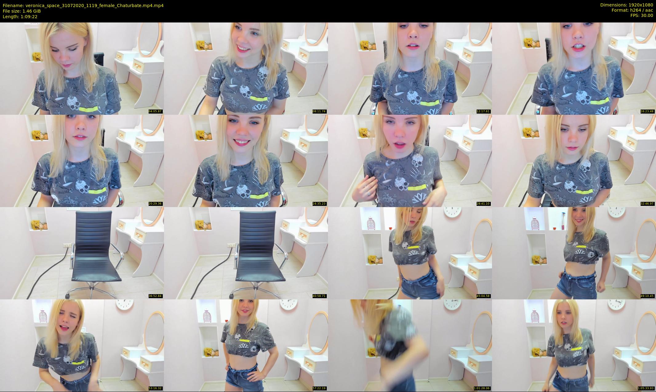 veronica_space — 70 minute Chaturbate female cam show recording, 1080p, Jul 31, 2020
