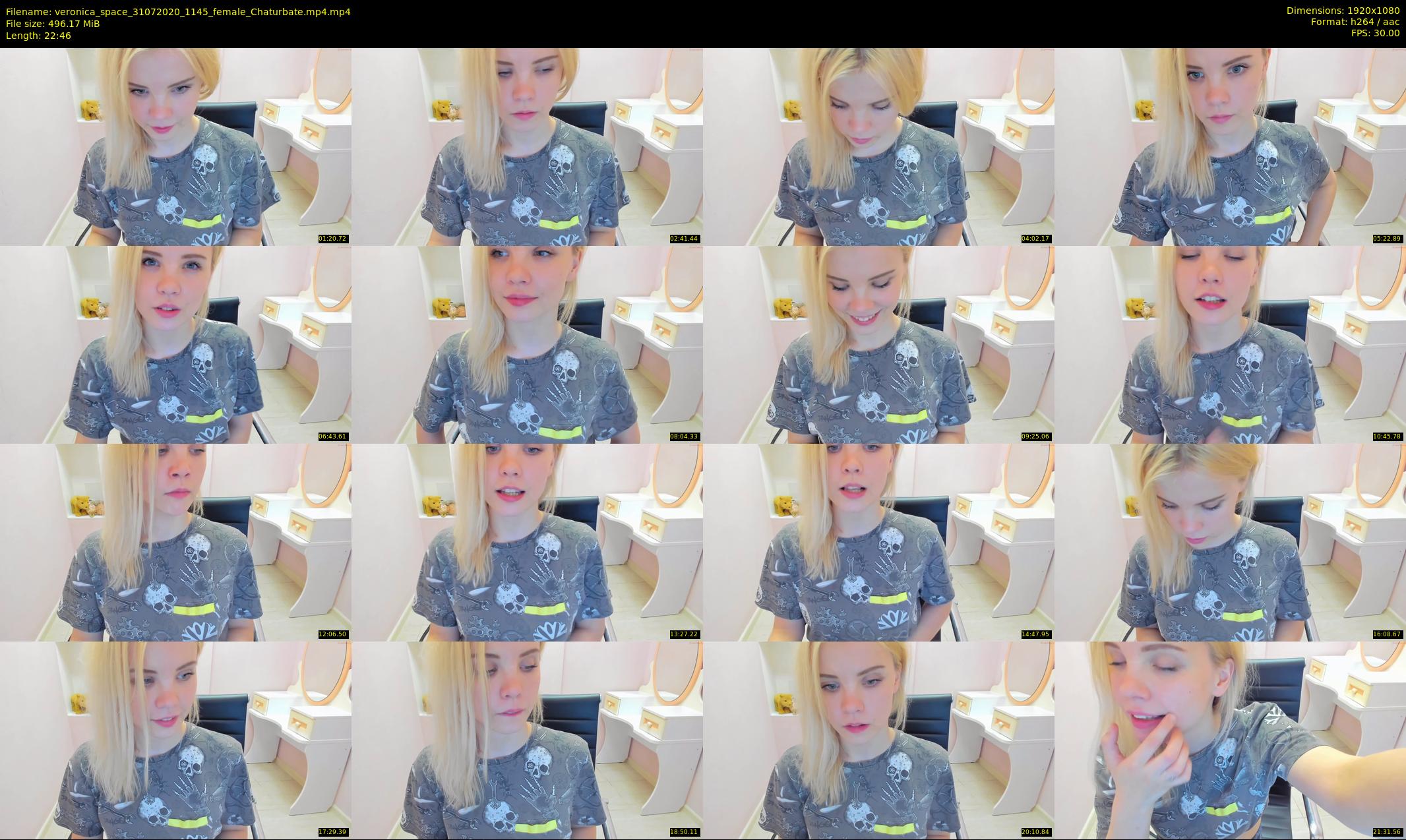 veronica_space — 23 minute Chaturbate female cam show recording, 1080p, Jul 31, 2020