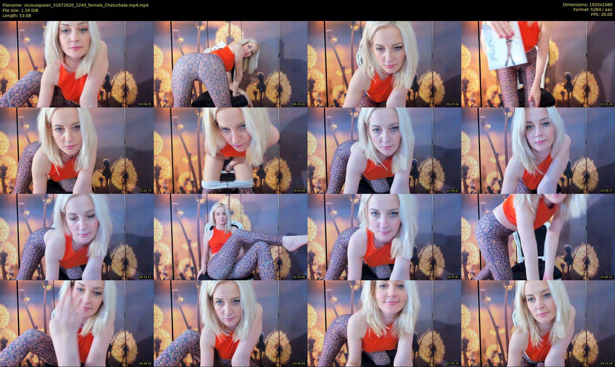 viciousqueen — 54 minute Chaturbate female cam show recording, 1080p, Jul 31, 2020