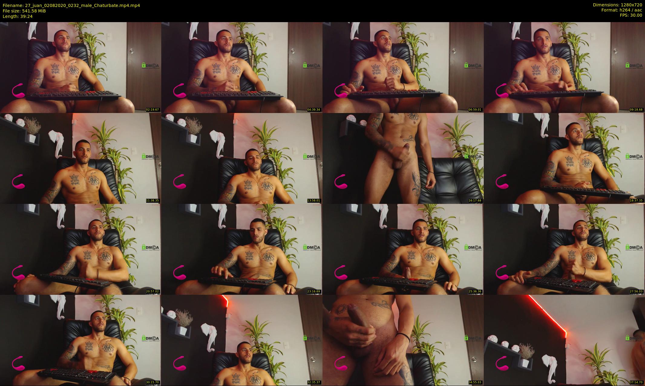 27_juan — 40 minute Chaturbate male cam show recording, 720p, Aug 2, 2020