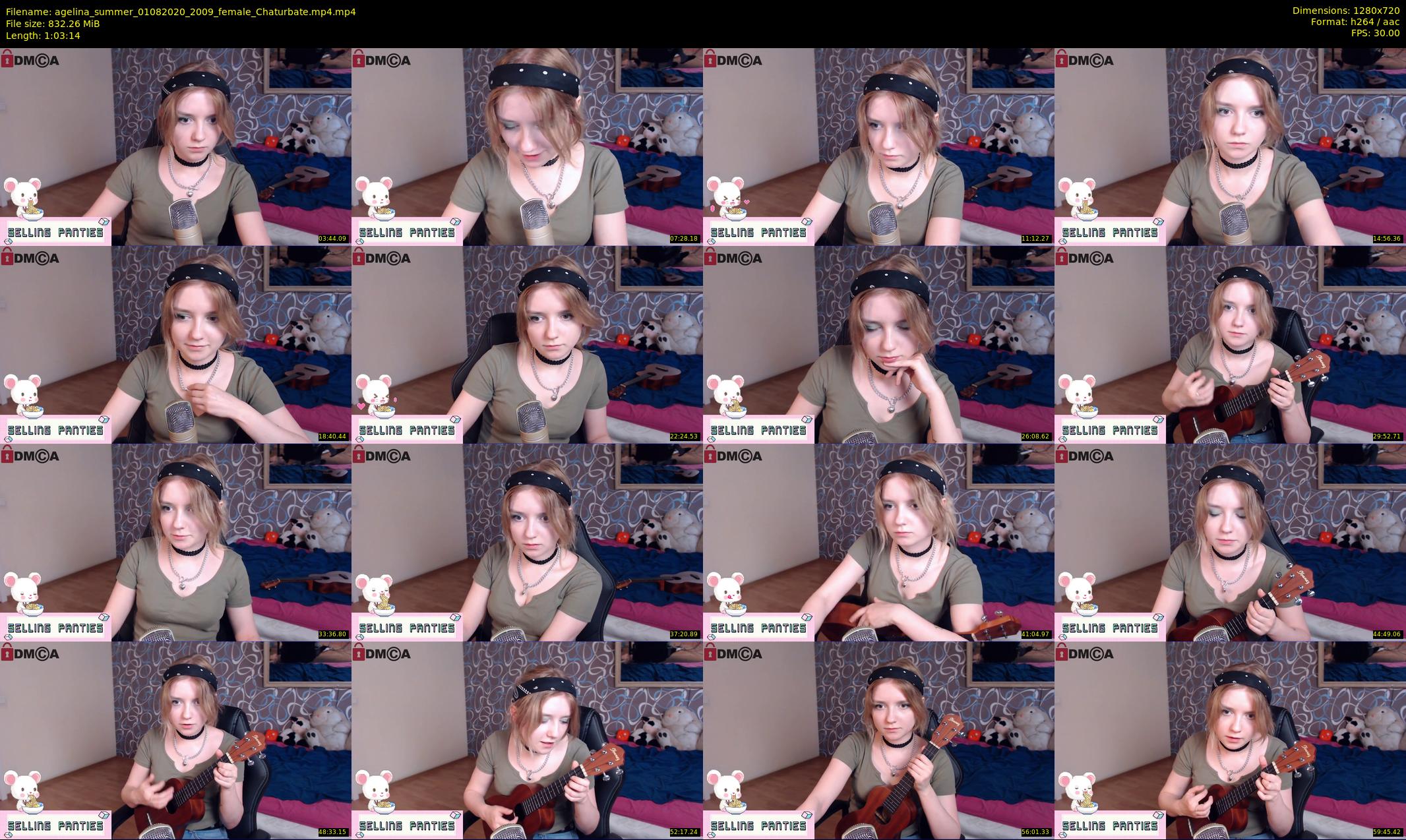 agelina_summer — 64 minute Chaturbate female cam show recording, 720p, Aug 1, 2020