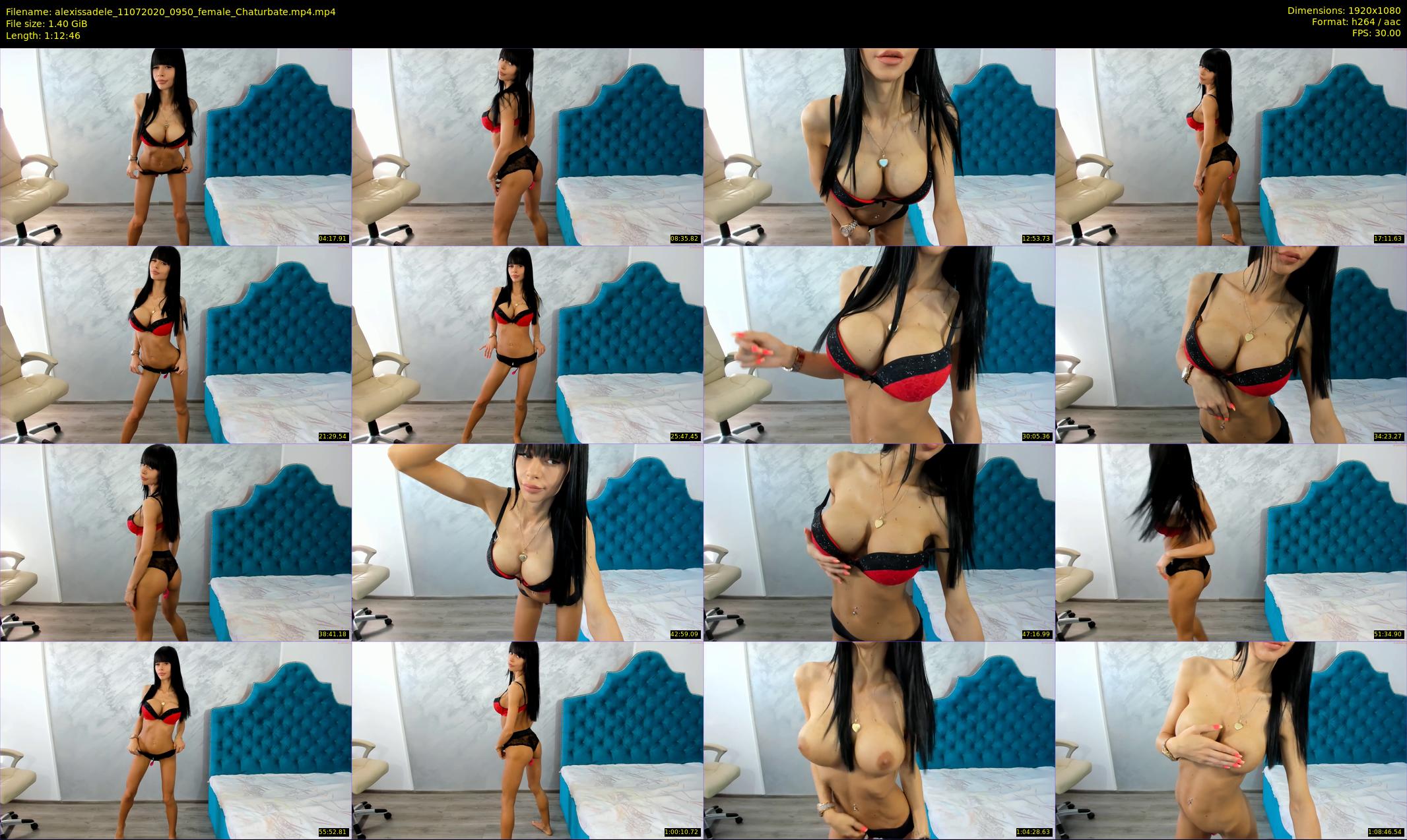 alexissadele — 73 minute Chaturbate female cam show recording, 1080p, Jul 11, 2020