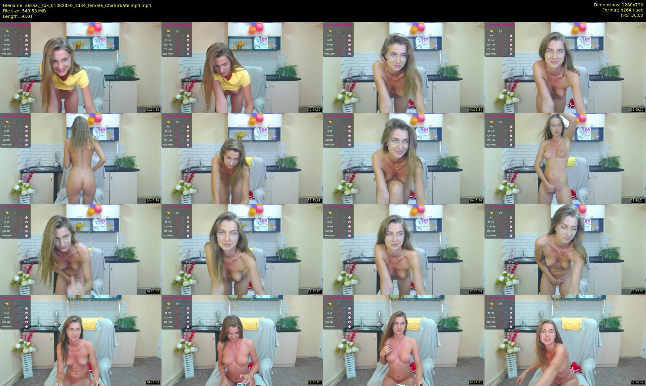 alisaa__fox — 51 minute Chaturbate female cam show recording, 720p, Aug 1, 2020