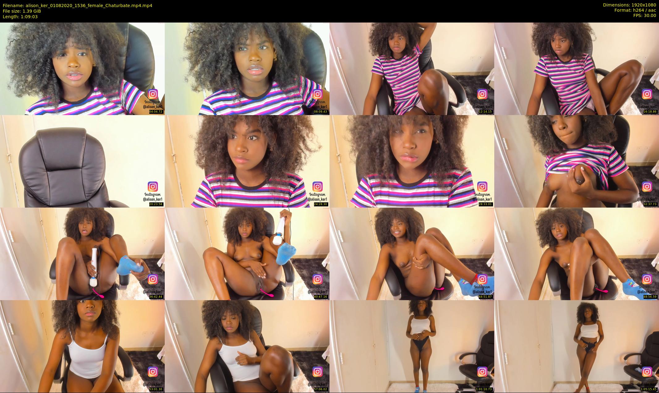 alison_ker — 70 minute Chaturbate female cam show recording, 1080p, Aug 1, 2020