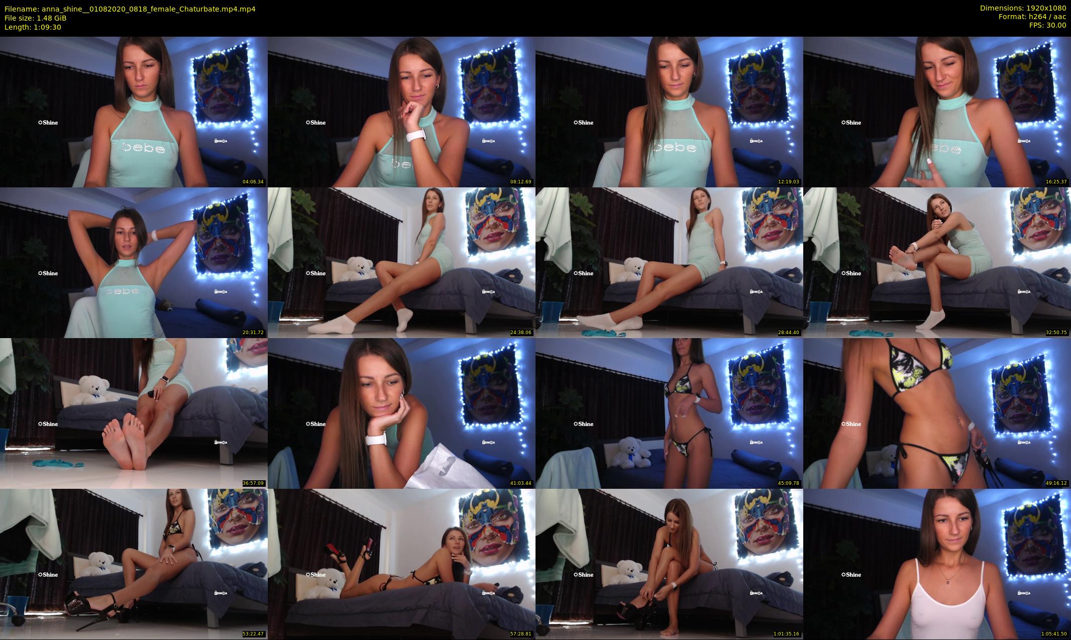anna_shine_ — 70 minute Chaturbate female cam show recording, 1080p, Aug 1, 2020
