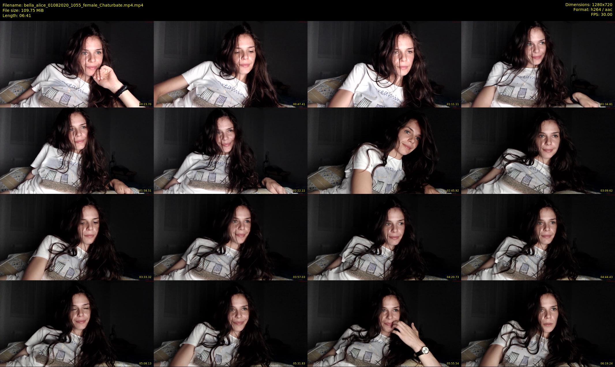 bella_alice — 7 minute Chaturbate female cam show recording, 720p, Aug 1, 2020