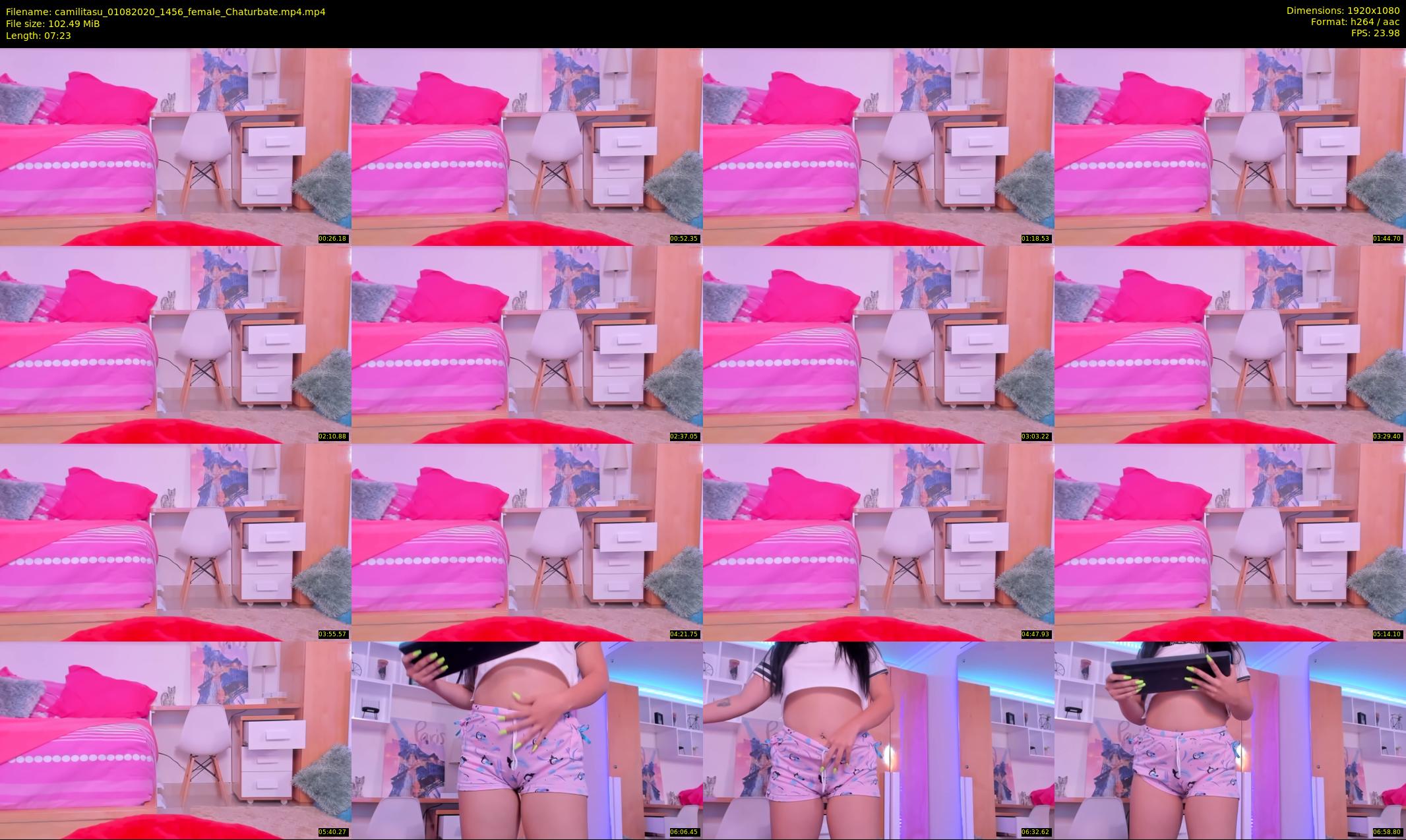 camilitasu — 8 minute Chaturbate female cam show recording, 1080p, Aug 1, 2020