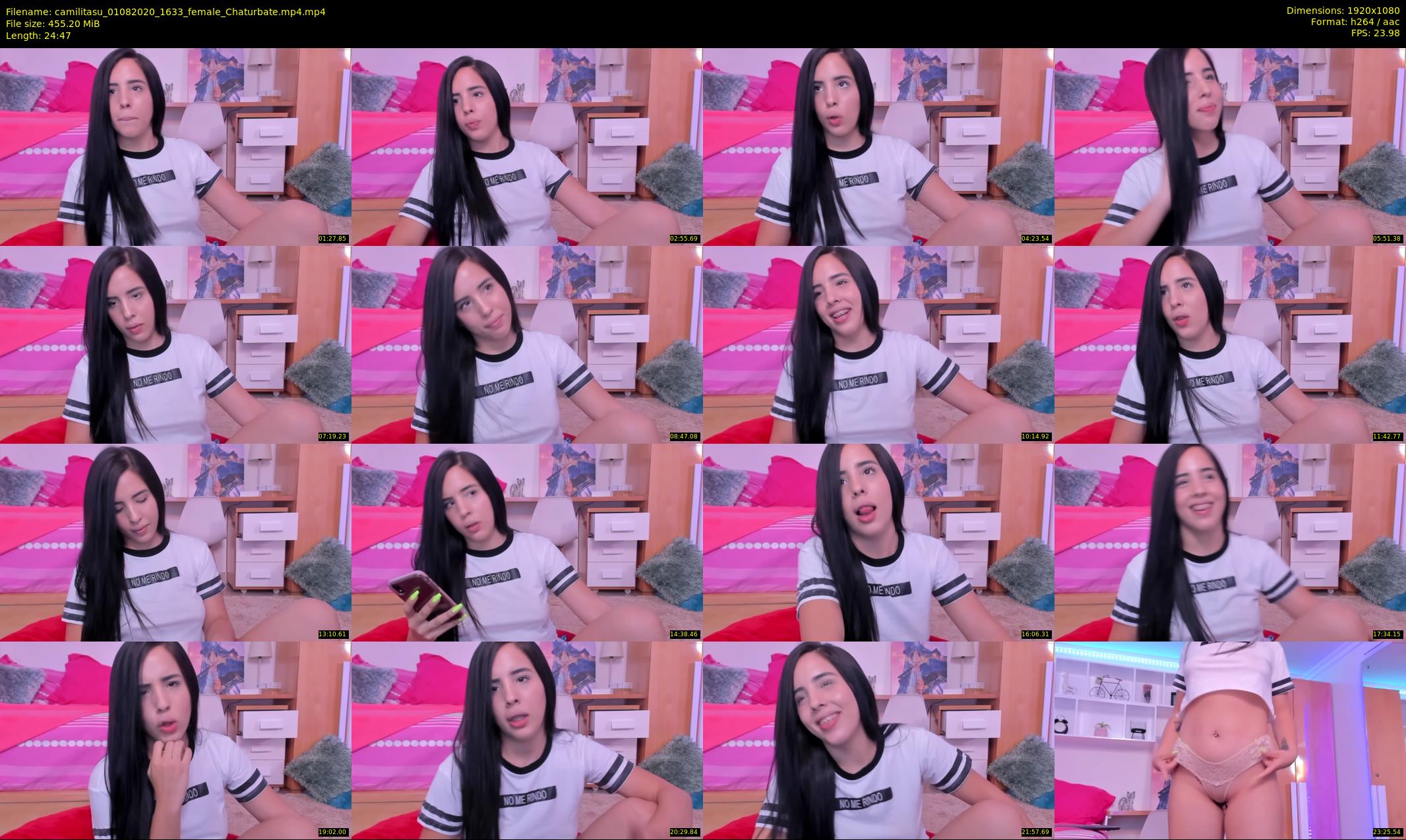 camilitasu — 25 minute Chaturbate female cam show recording, 1080p, Aug 1, 2020