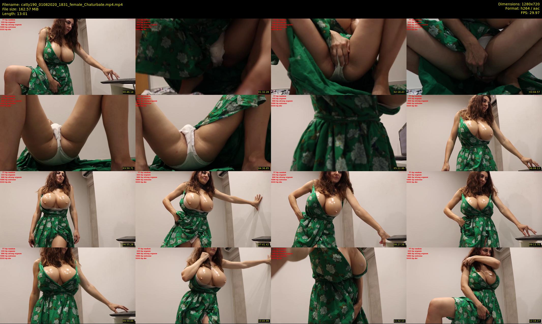 catty190 — 14 minute Chaturbate female cam show recording, 720p, Aug 1, 2020
