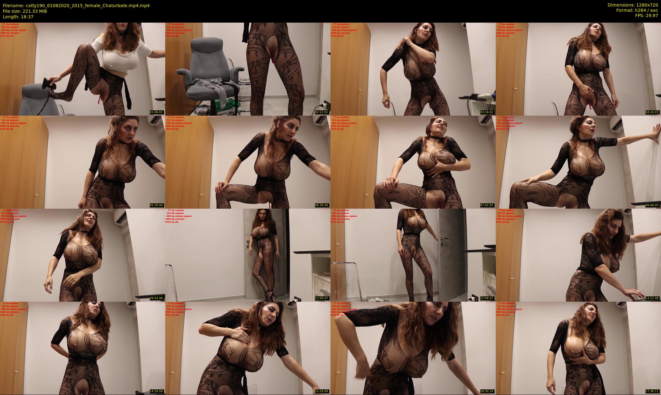 catty190 — 19 minute Chaturbate female cam show recording, 720p, Aug 1, 2020