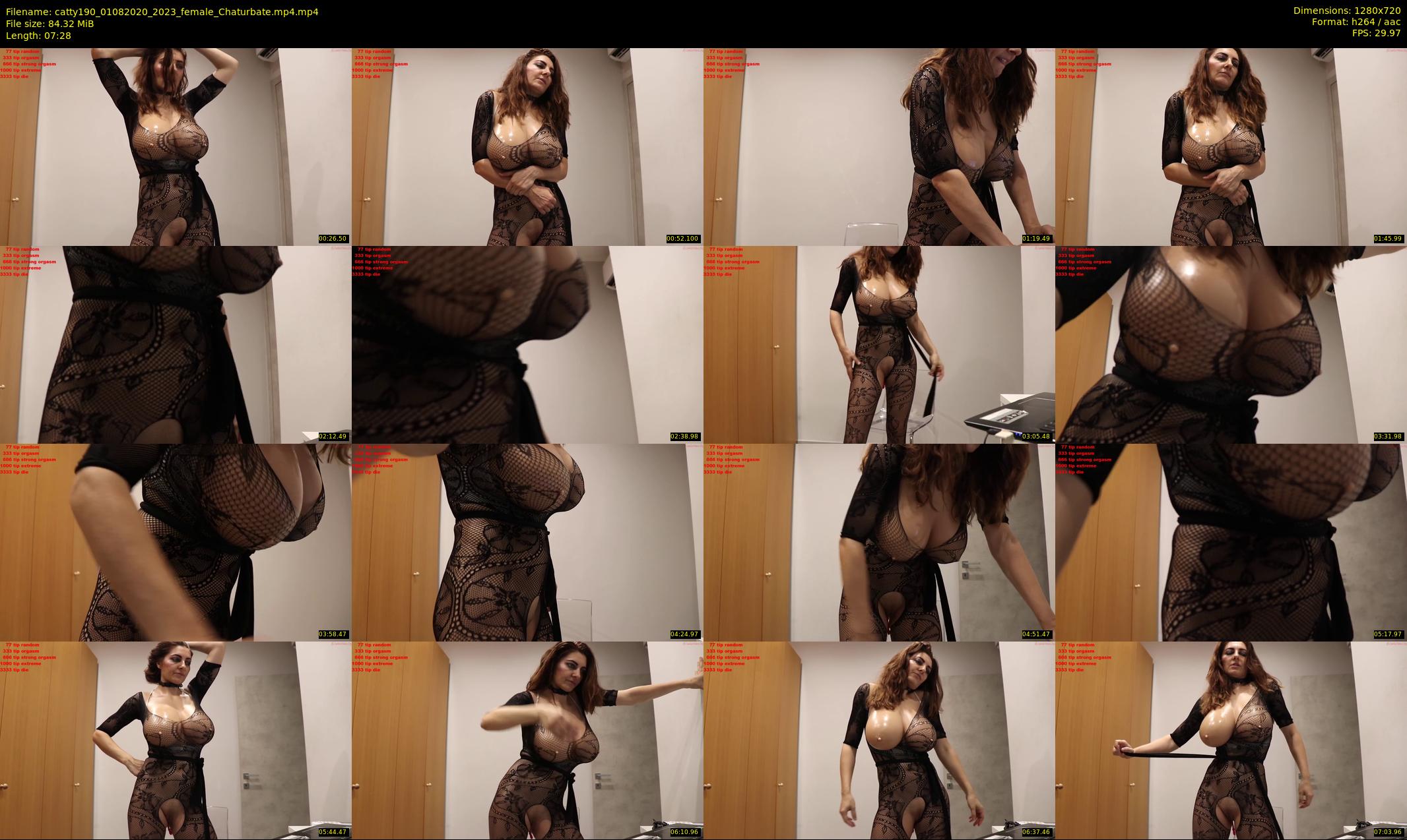 catty190 — 8 minute Chaturbate female cam show recording, 720p, Aug 1, 2020