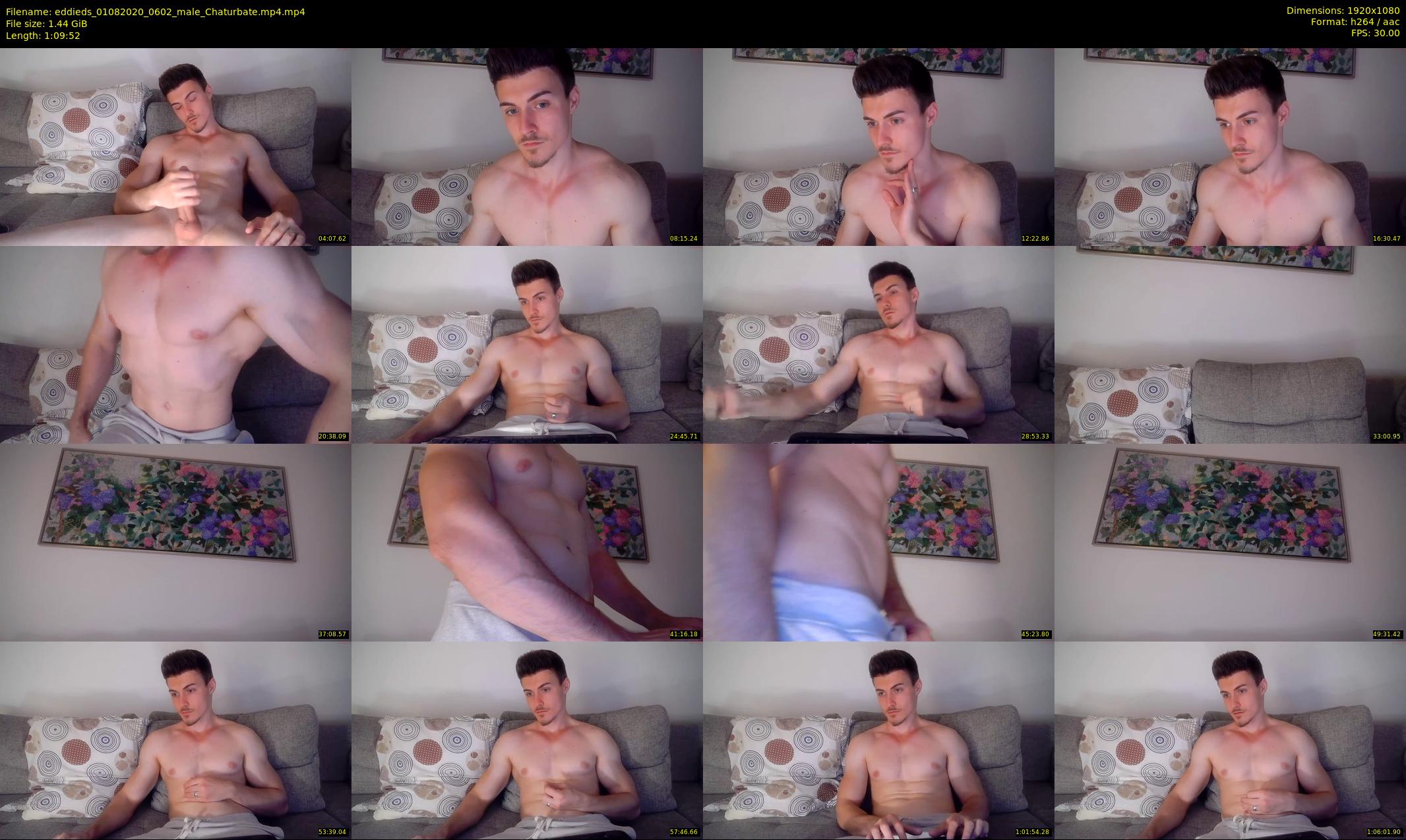 eddieds — 70 minute Chaturbate male cam show recording, 1080p, Aug 1, 2020