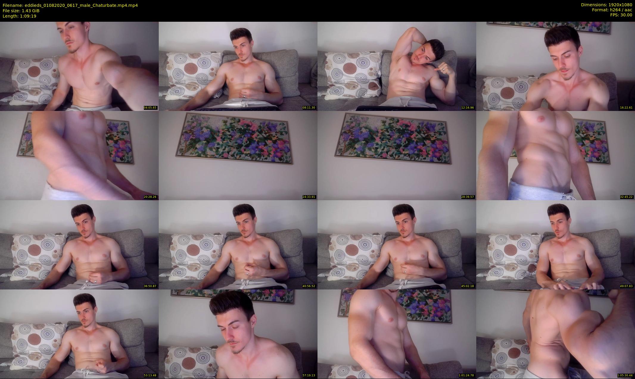eddieds — 70 minute Chaturbate male cam show recording, 1080p, Aug 1, 2020