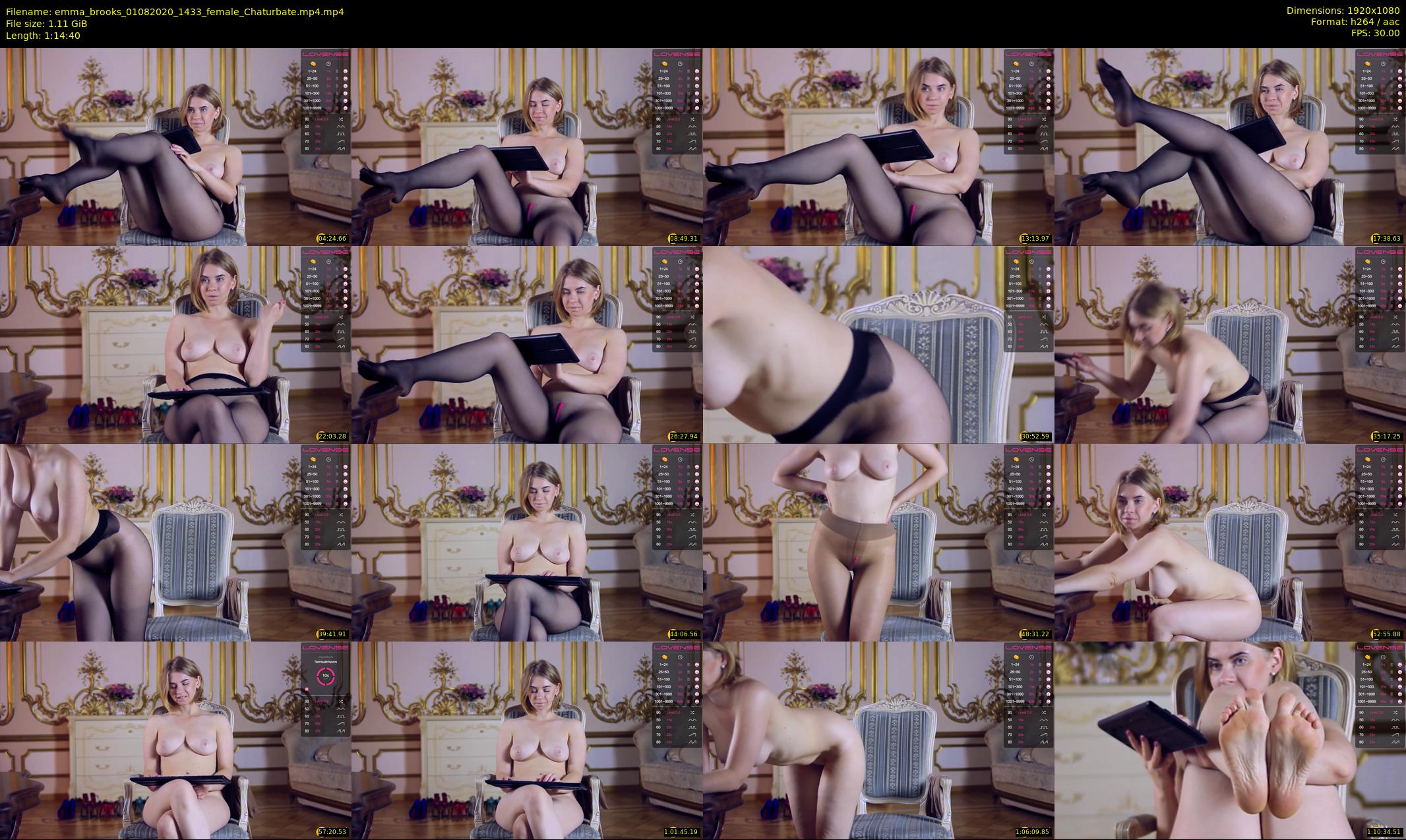 emma_brooks — 75 minute Chaturbate female cam show recording, 1080p, Aug 1, 2020