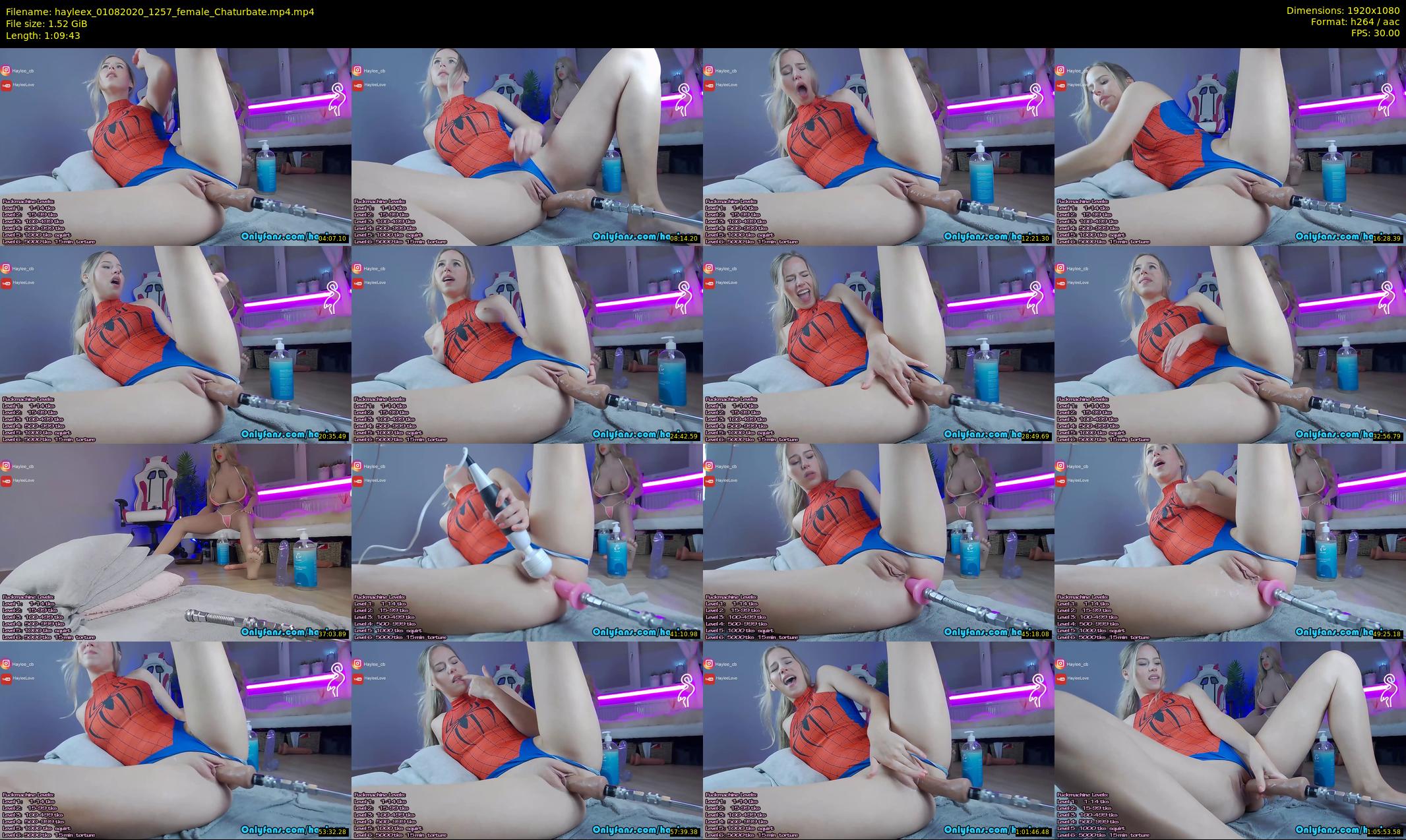 hayleex — 70 minute Chaturbate female cam show recording, 1080p, Aug 1, 2020