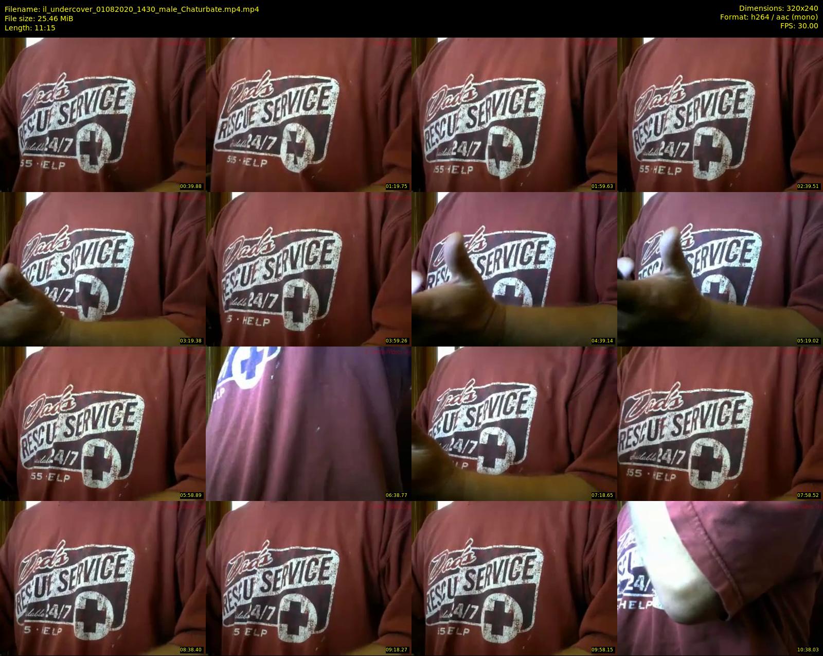 il_undercover — 12 minute Chaturbate male cam show recording, SD, Aug 1, 2020