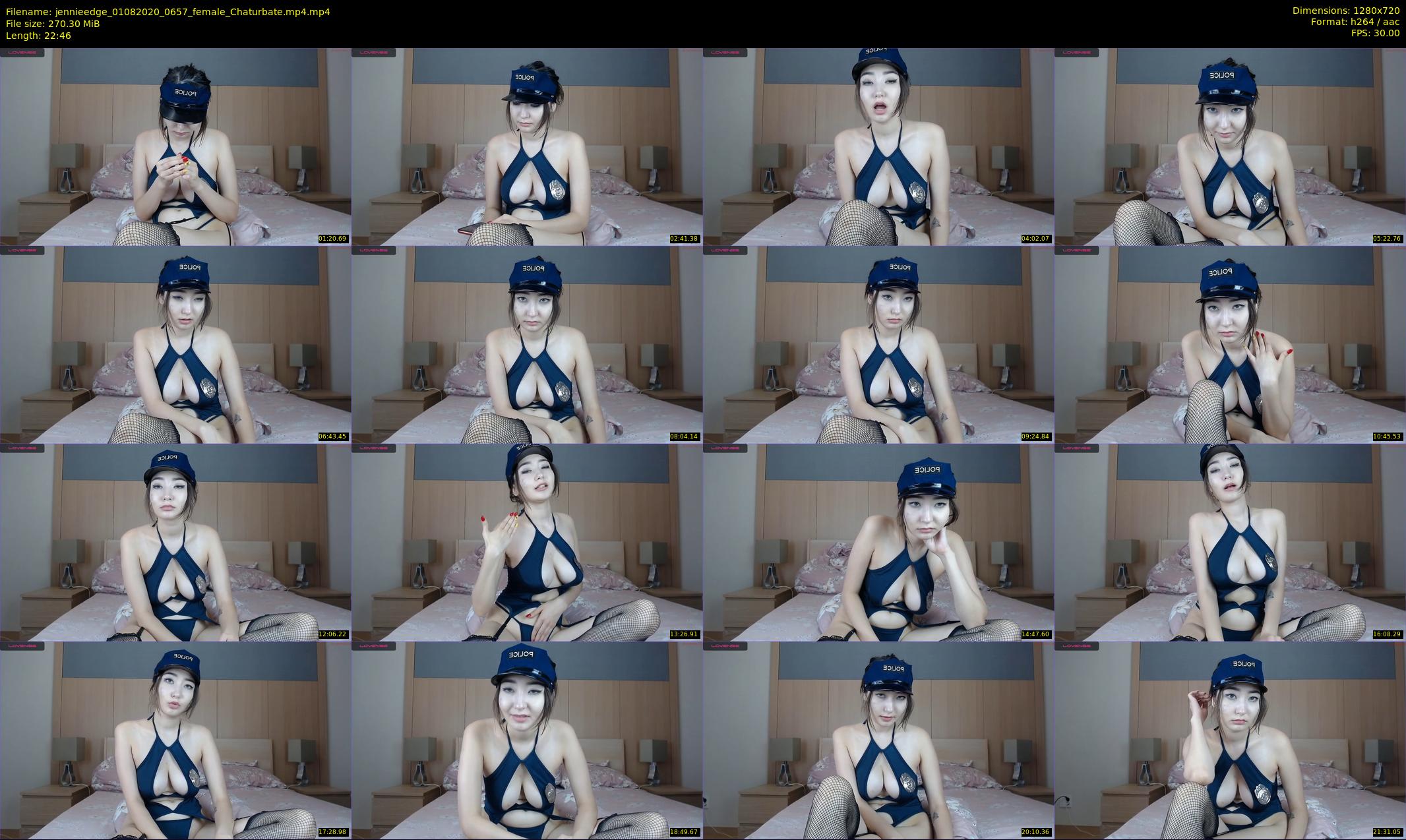 jennieedge — 23 minute Chaturbate female cam show recording, 720p, Aug 1, 2020