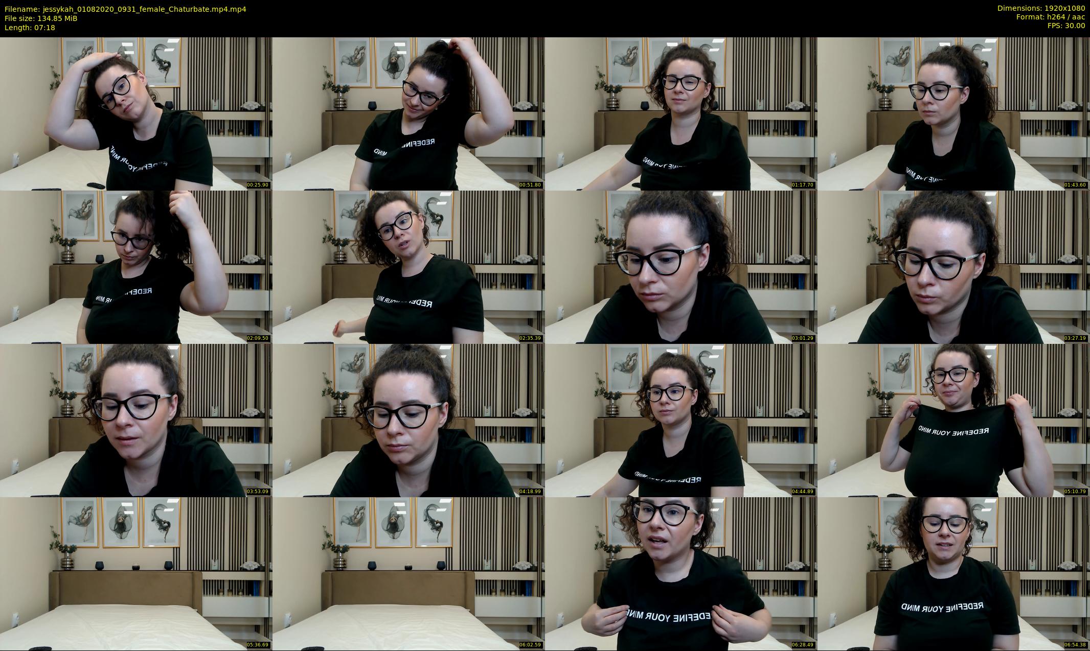 jessykah — 8 minute Chaturbate female cam show recording, 1080p, Aug 1, 2020