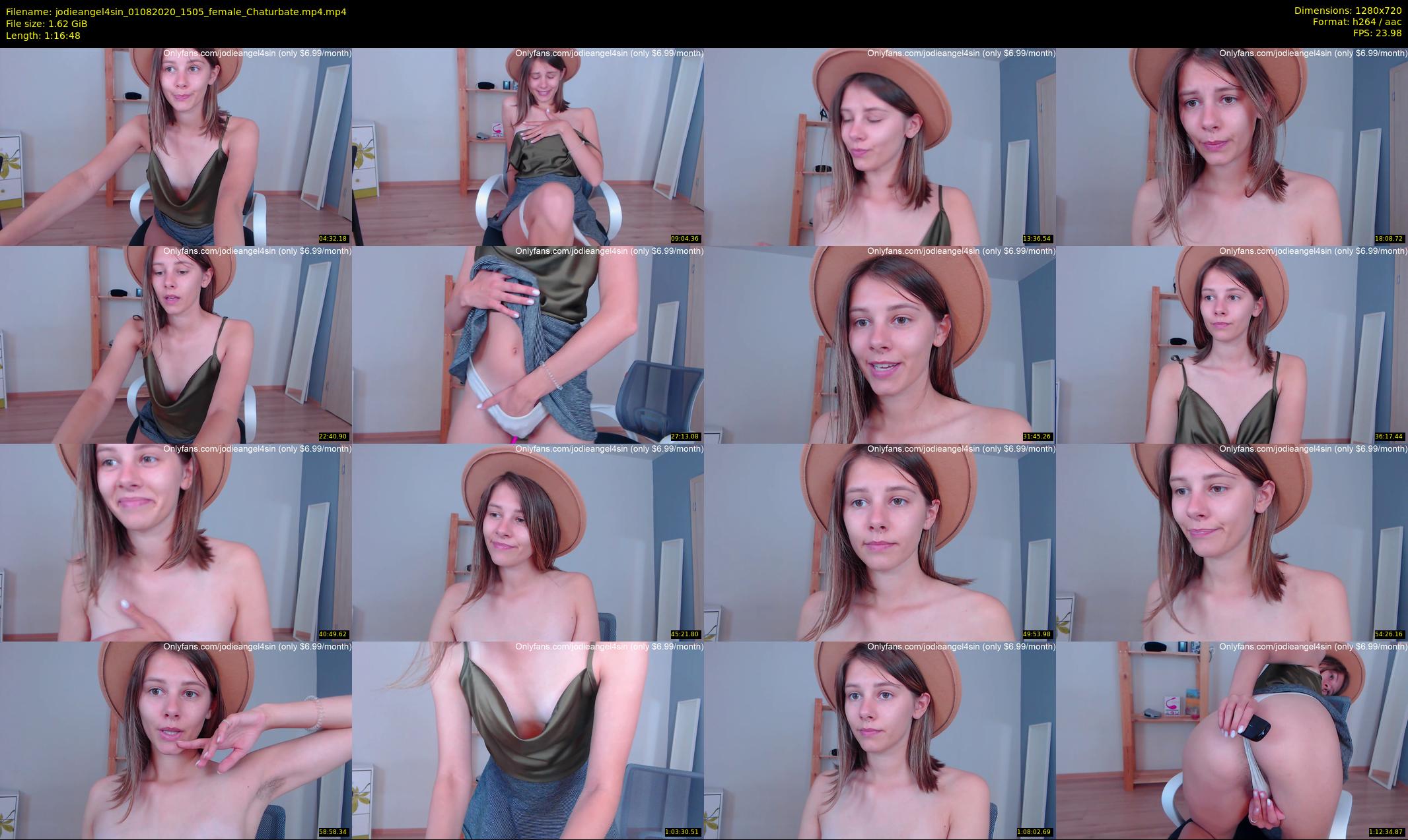 jodieangel4sin — 77 minute Chaturbate female cam show recording, 720p, Aug 1, 2020