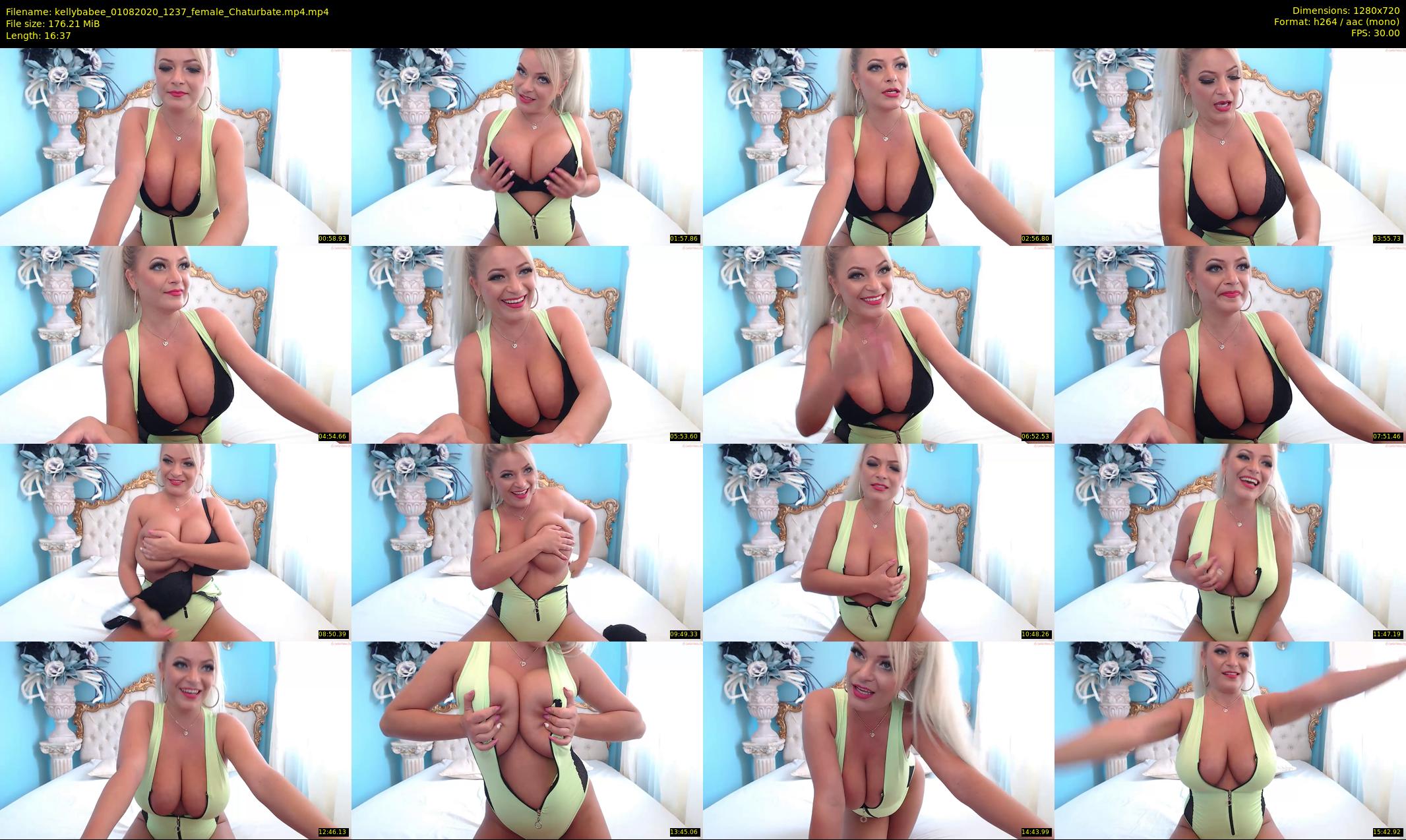 kellybabee — 17 minute Chaturbate female cam show recording, 720p, Aug 1, 2020