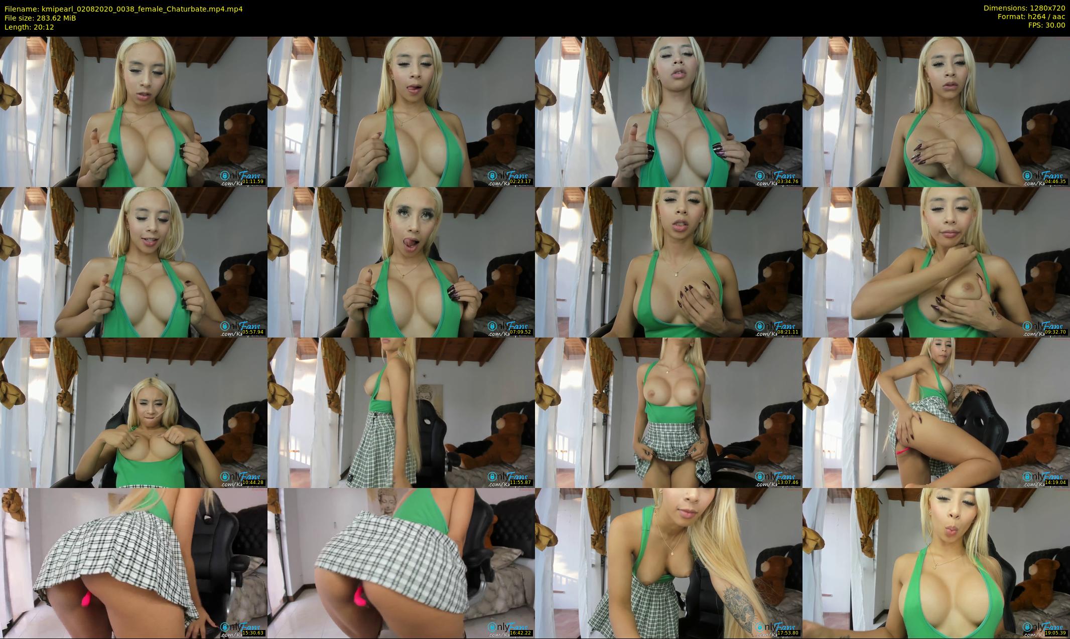 kmipearl — 21 minute Chaturbate female cam show recording, 720p, Aug 2, 2020