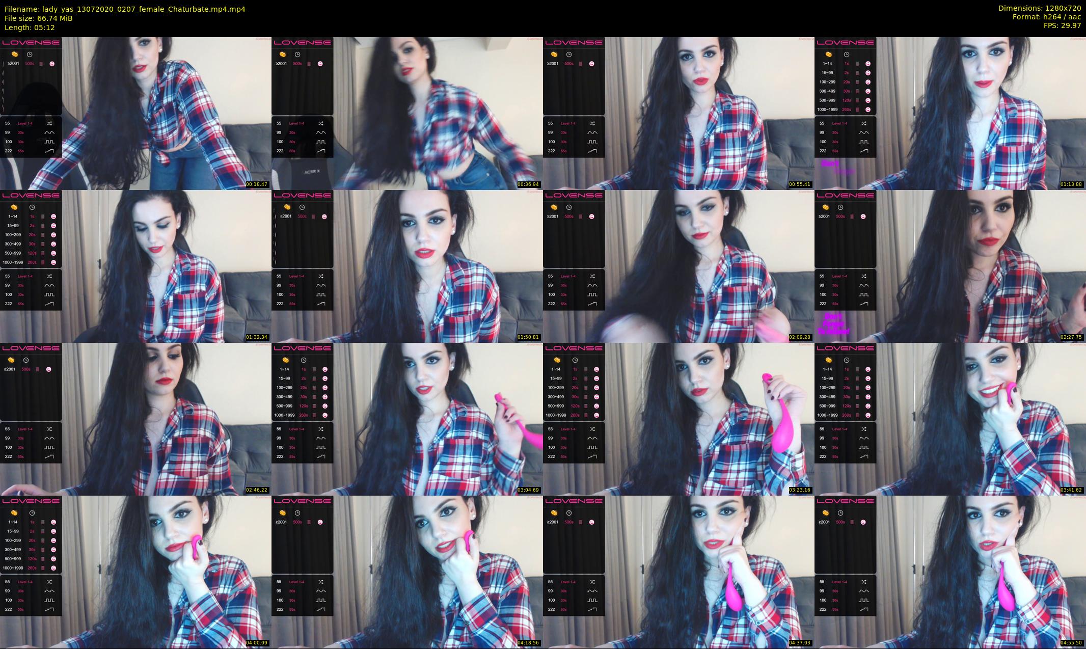 lady_yas — 6 minute Chaturbate female cam show recording, 720p, Jul 13, 2020