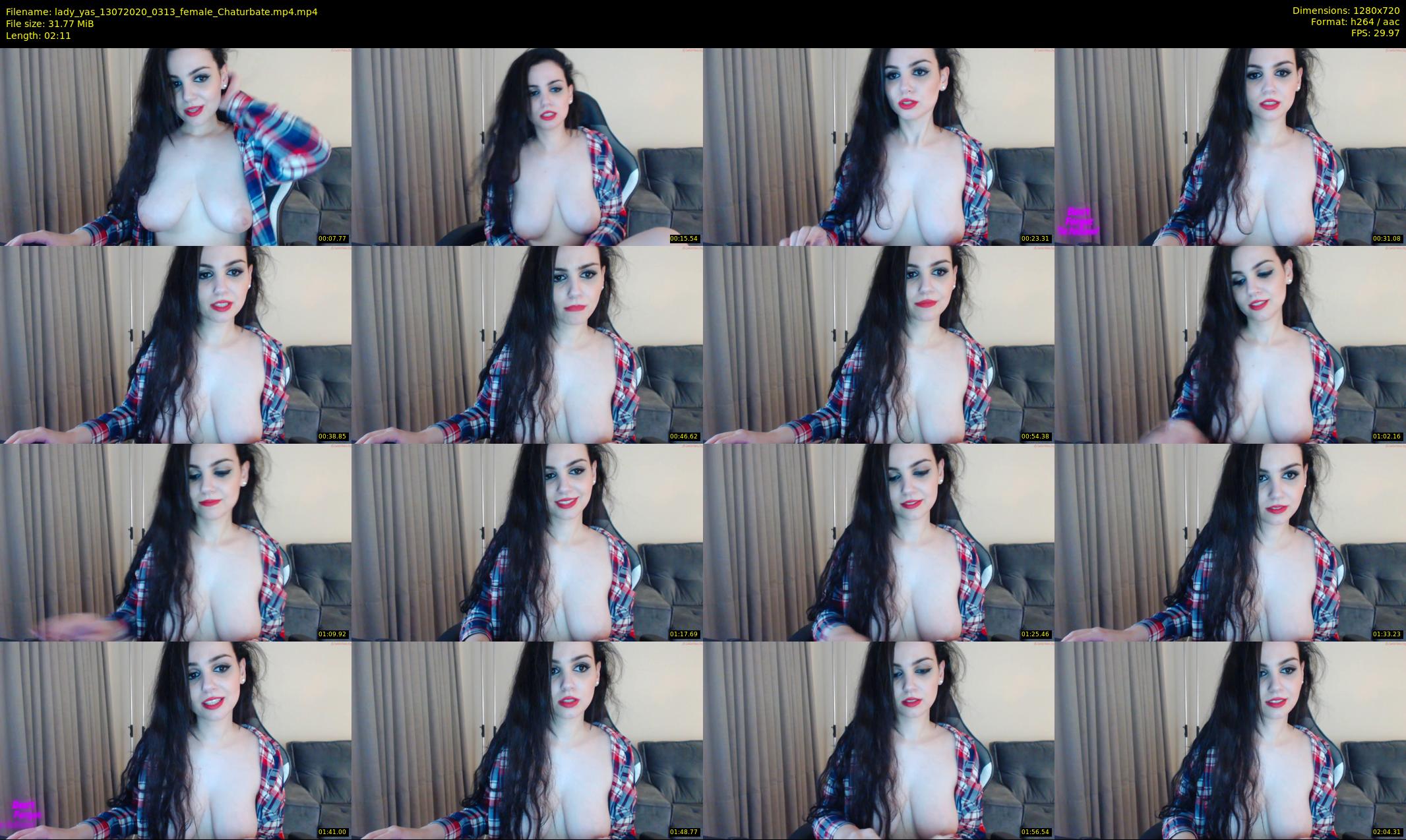 lady_yas — 3 minute Chaturbate female cam show recording, 720p, Jul 13, 2020