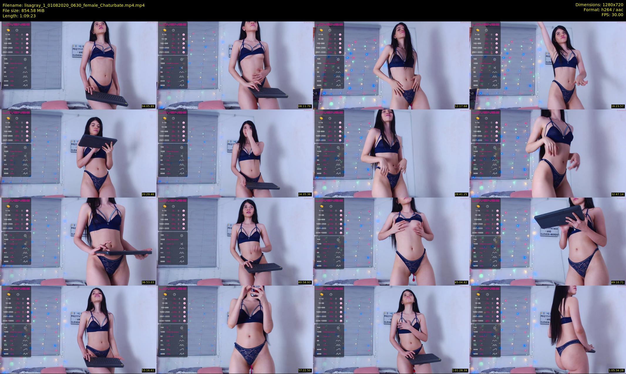 lisagray_1 — 70 minute Chaturbate female cam show recording, 720p, Aug 1, 2020