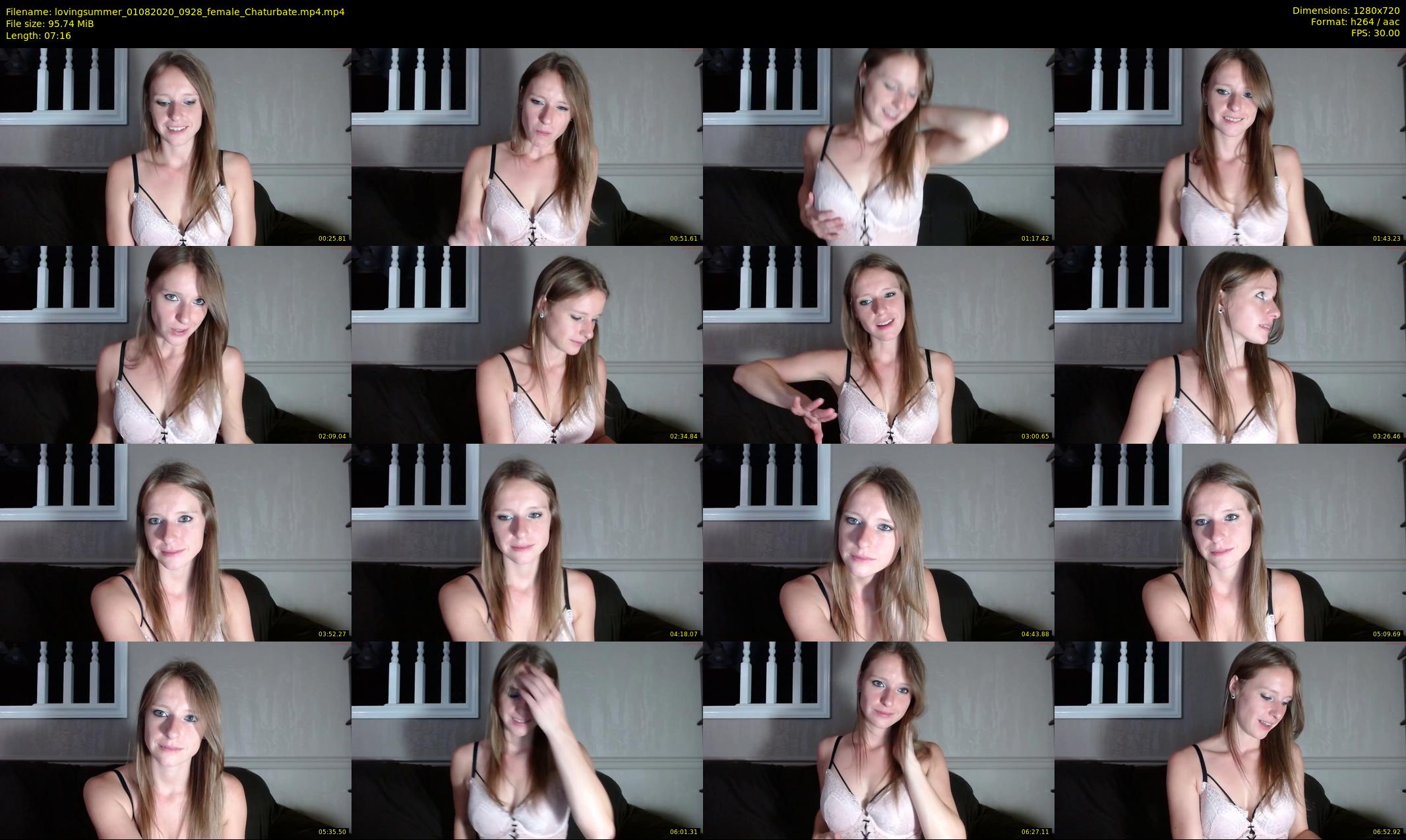 lovingsummer — 8 minute Chaturbate female cam show recording, 720p, Aug 1, 2020