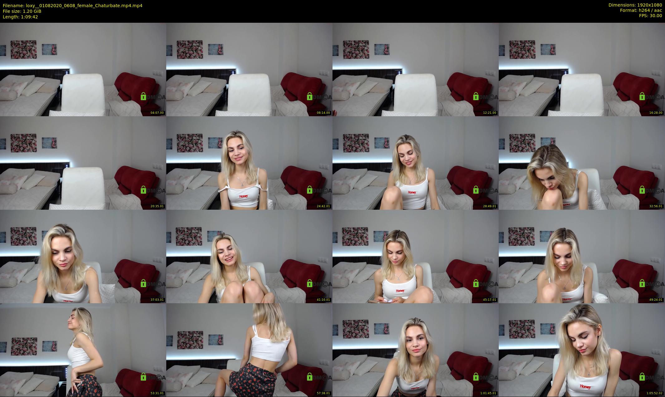 loxy_ — 70 minute Chaturbate female cam show recording, 1080p, Aug 1, 2020
