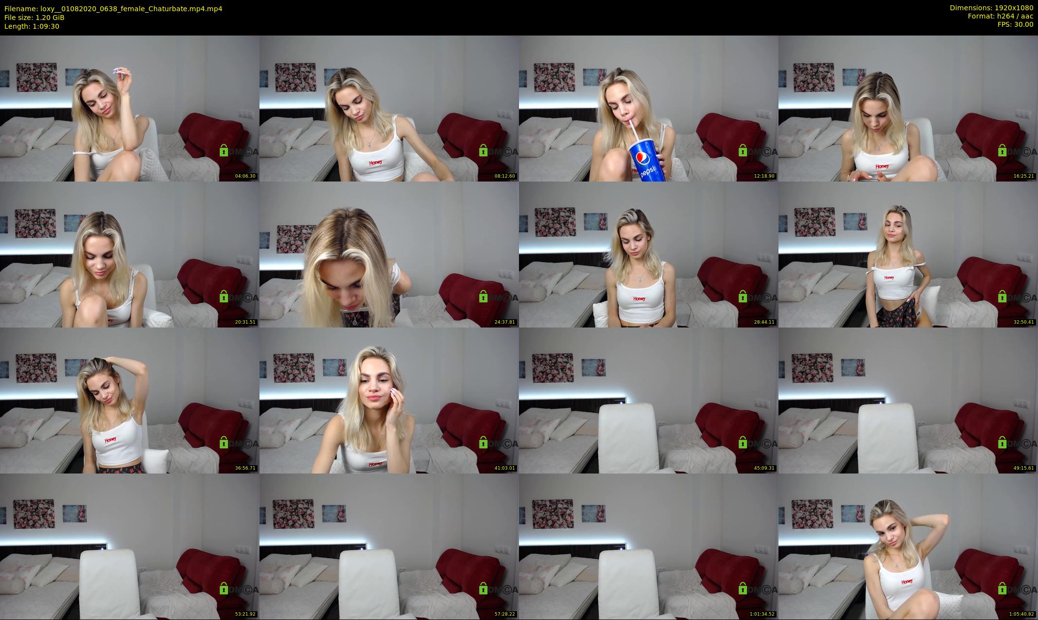 loxy_ — 70 minute Chaturbate female cam show recording, 1080p, Aug 1, 2020