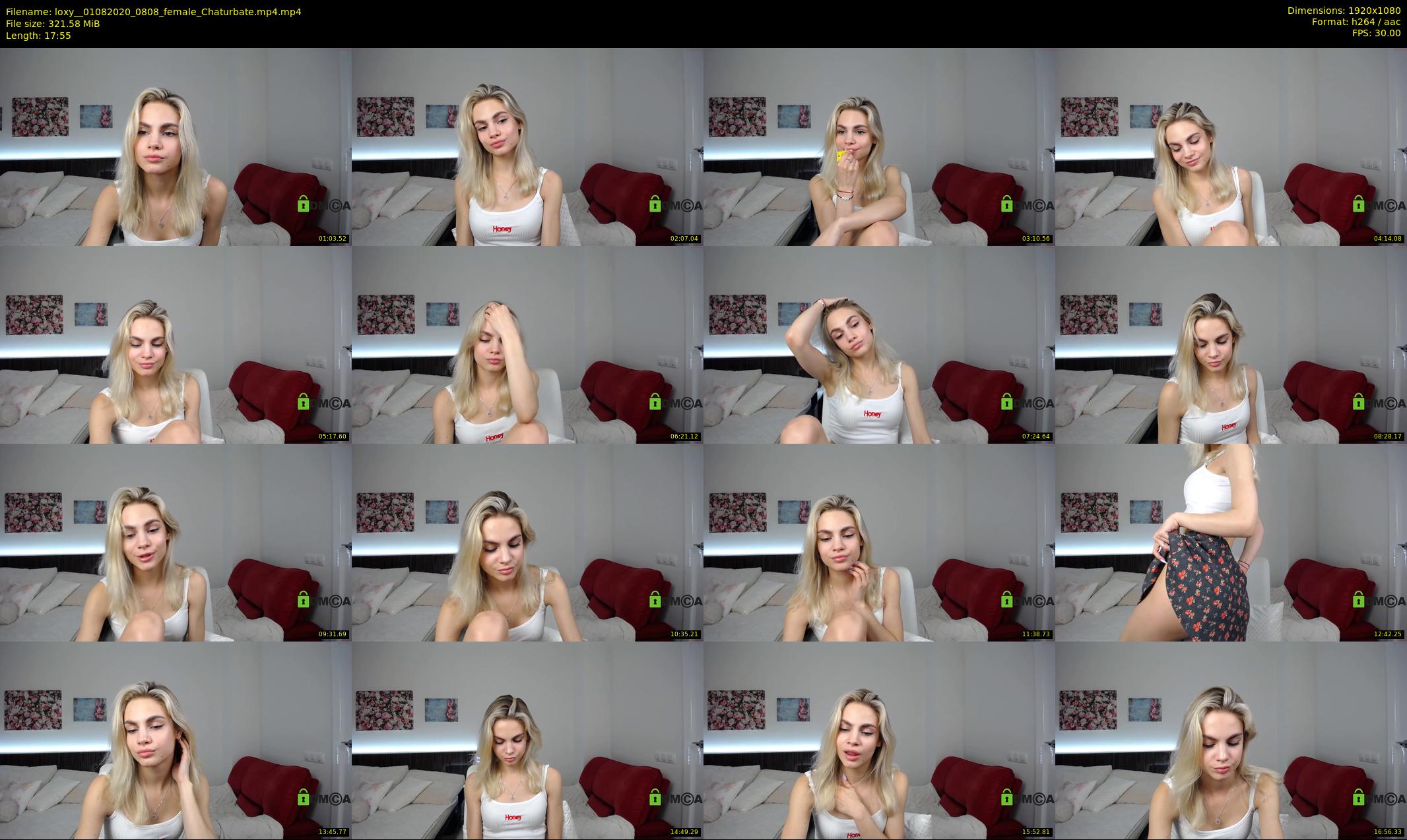 loxy_ — 18 minute Chaturbate female cam show recording, 1080p, Aug 1, 2020