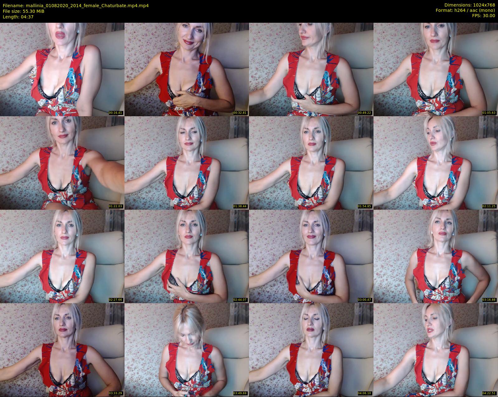 mallinia — 5 minute Chaturbate female cam show recording, 720p, Aug 1, 2020