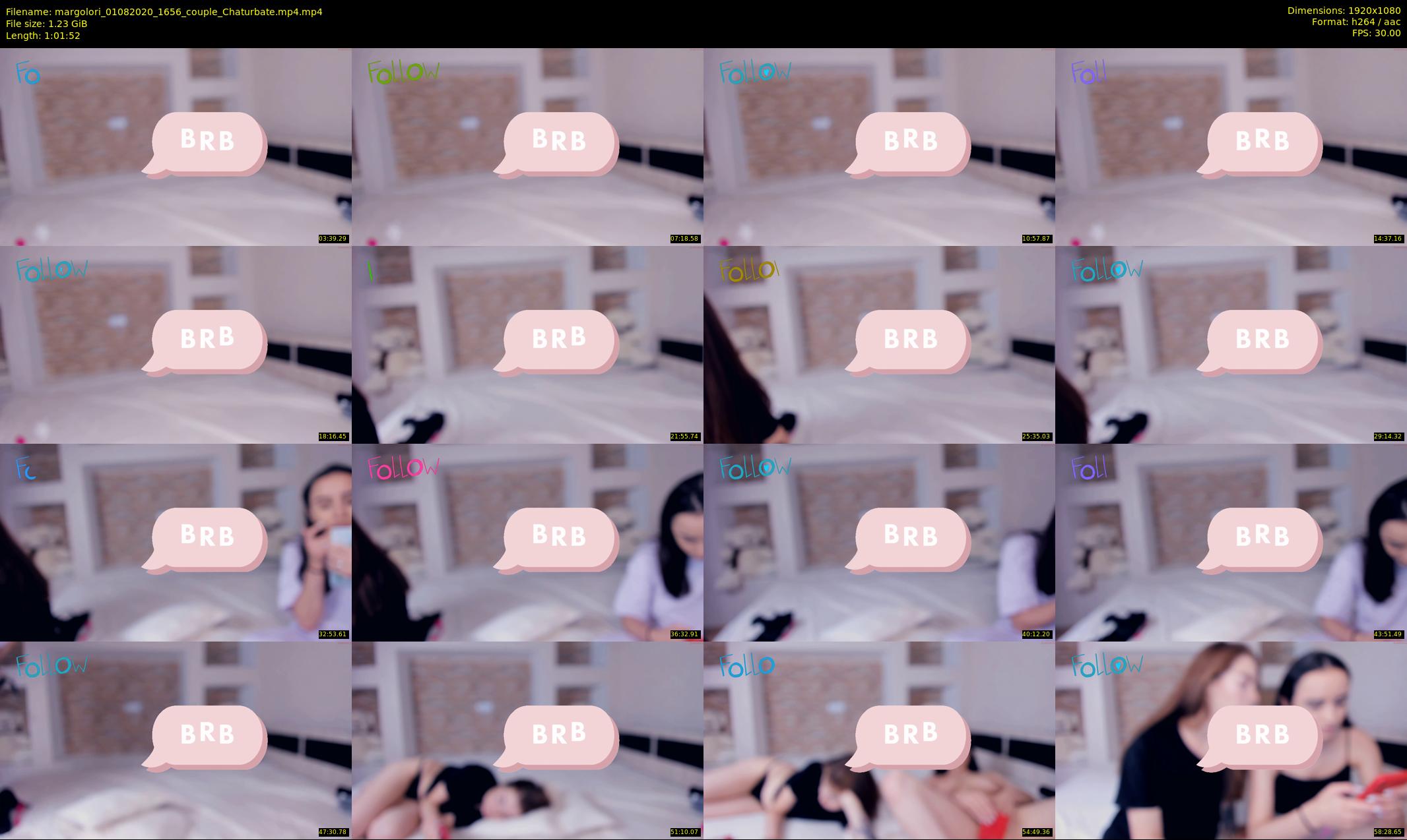 margolori — 62 minute Chaturbate couple cam show recording, 1080p, Aug 1, 2020