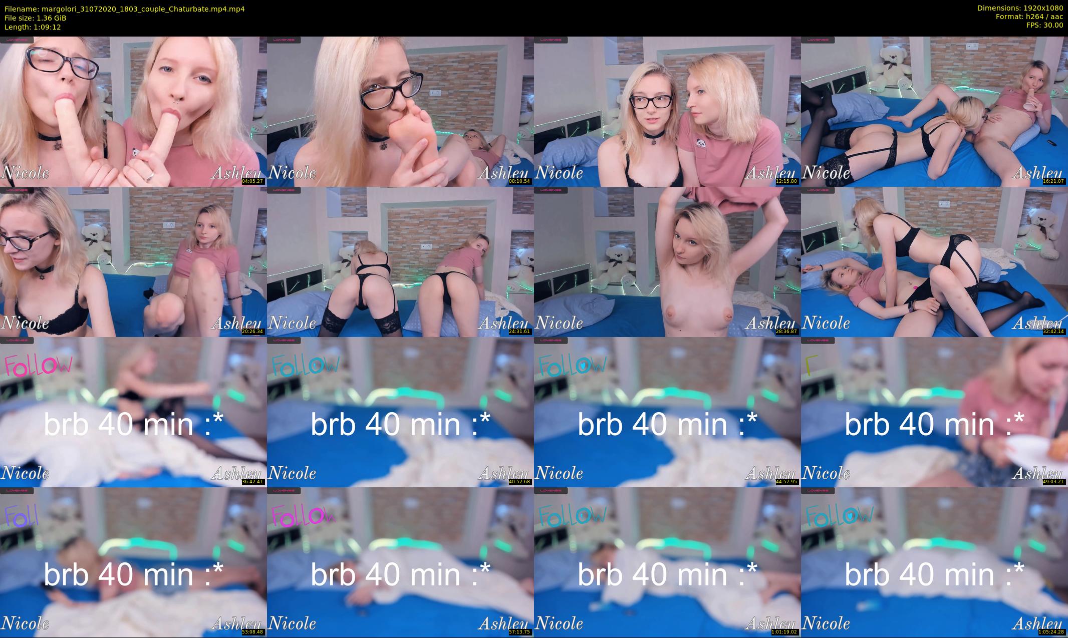 margolori — 70 minute Chaturbate couple cam show recording, 1080p, Jul 31, 2020