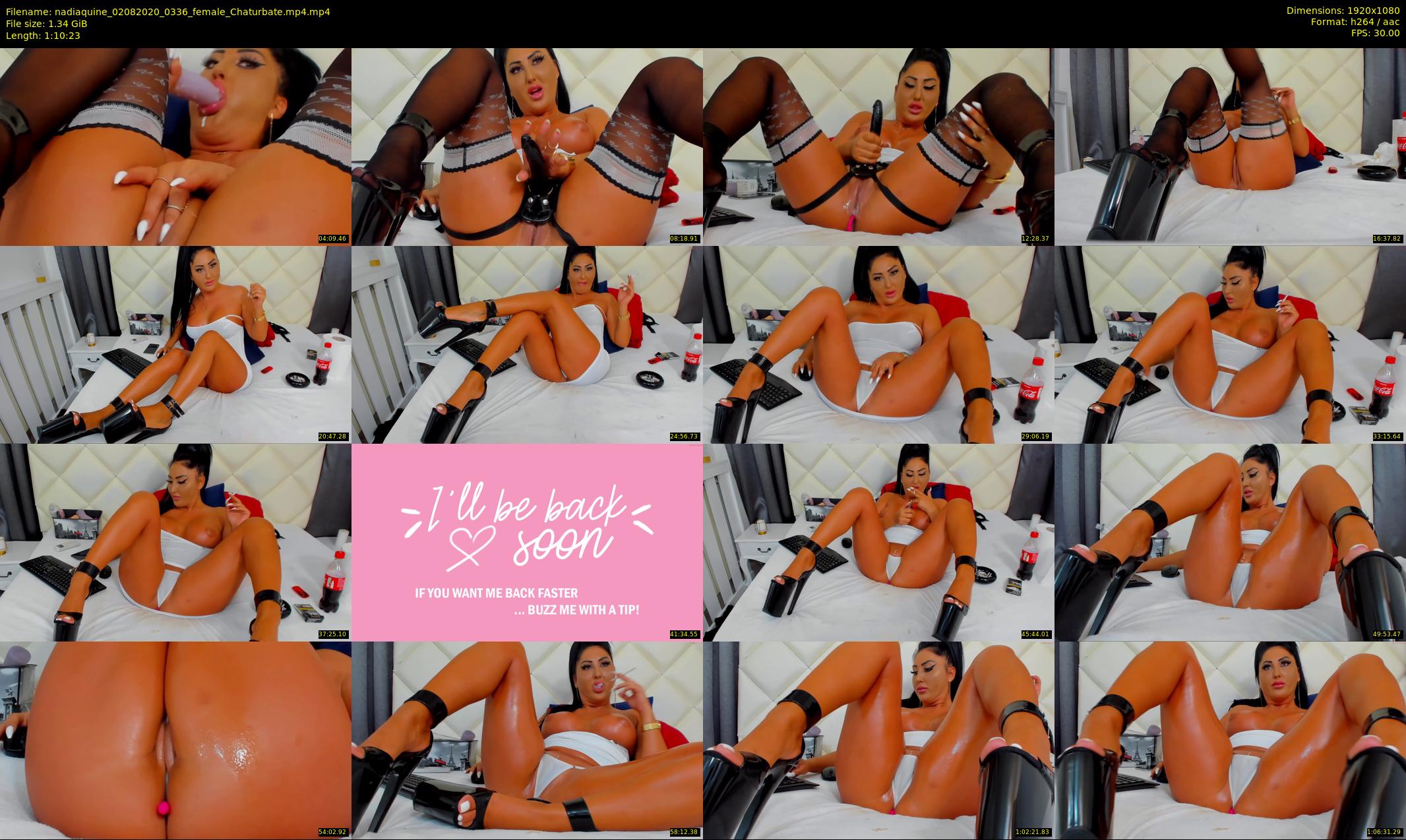 nadiaquine — 71 minute Chaturbate female cam show recording, 1080p, Aug 2, 2020