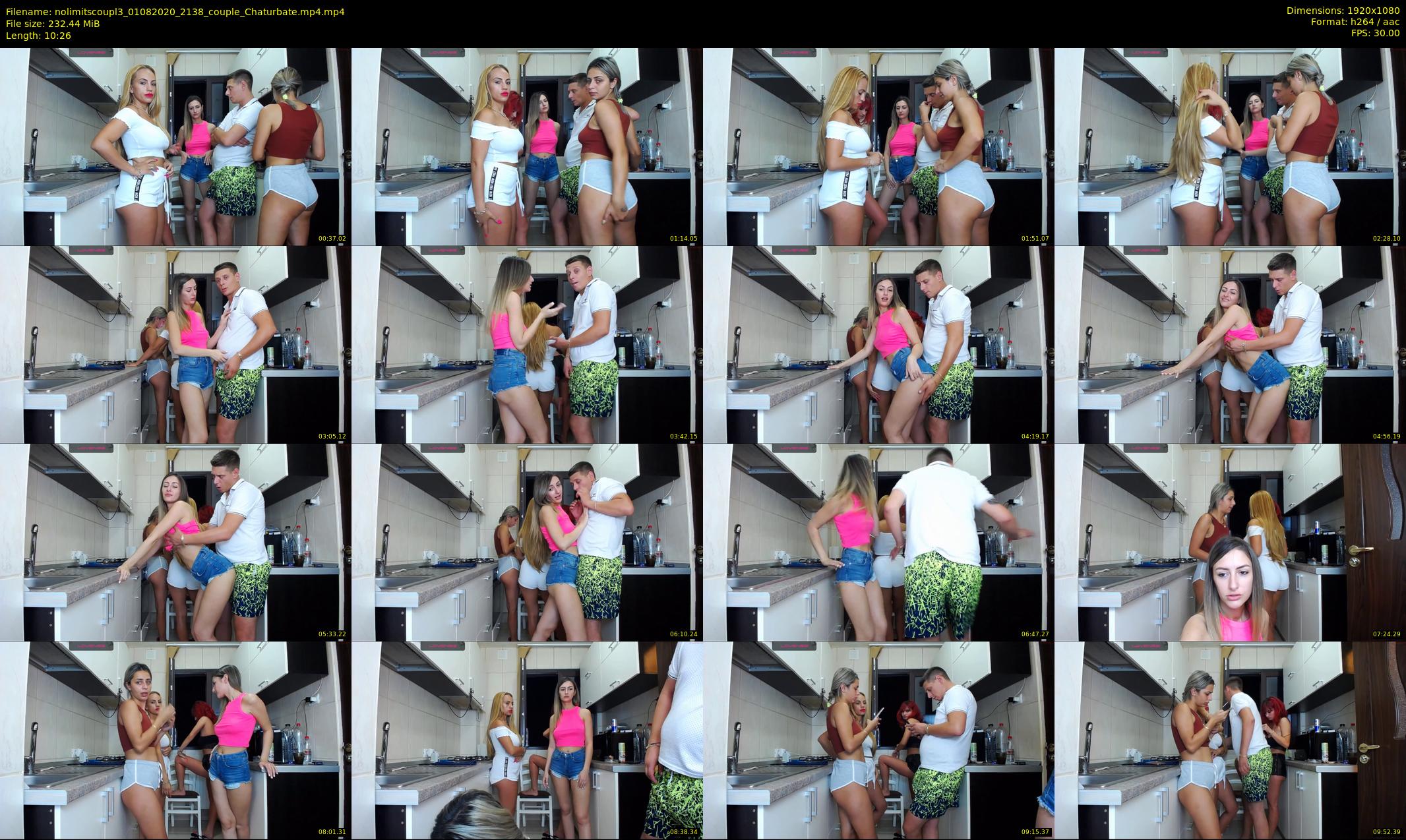 nolimitscoupl3 — 11 minute Chaturbate couple cam show recording, 1080p, Aug 1, 2020