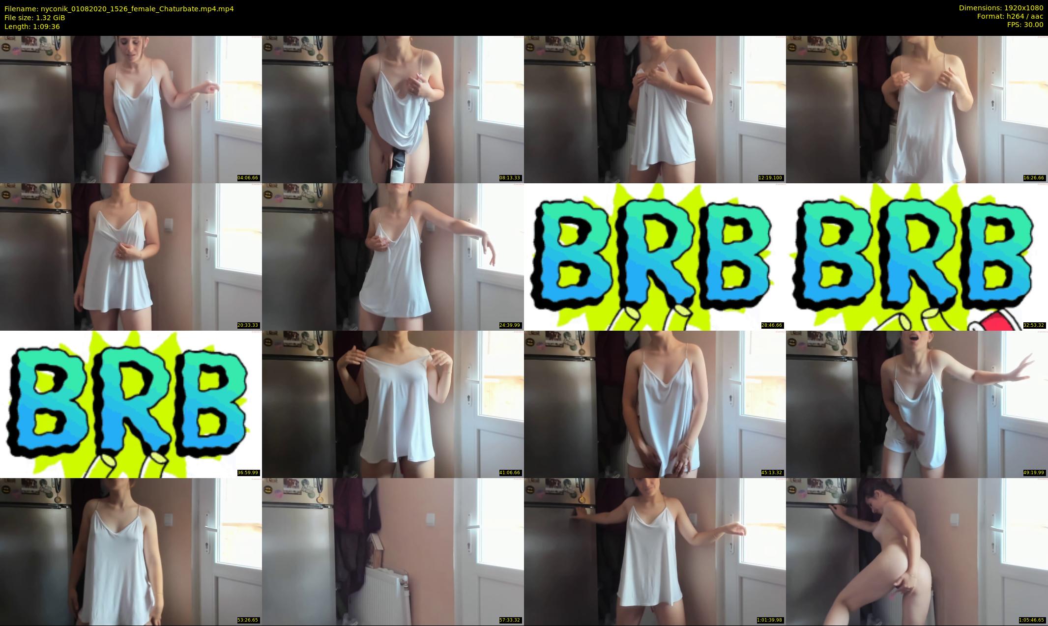 nyconik — 70 minute Chaturbate female cam show recording, 1080p, Aug 1, 2020