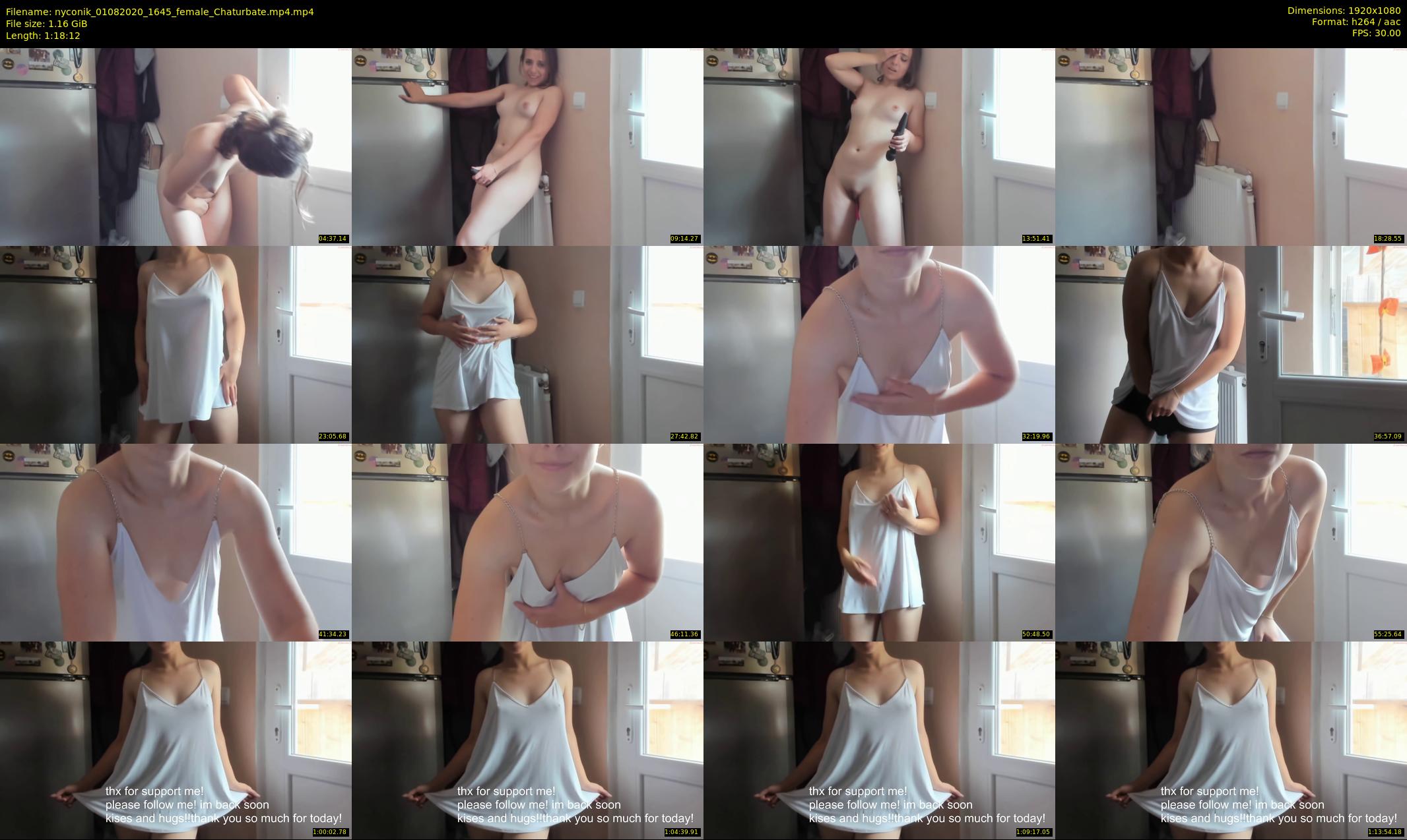 nyconik — 79 minute Chaturbate female cam show recording, 1080p, Aug 1, 2020