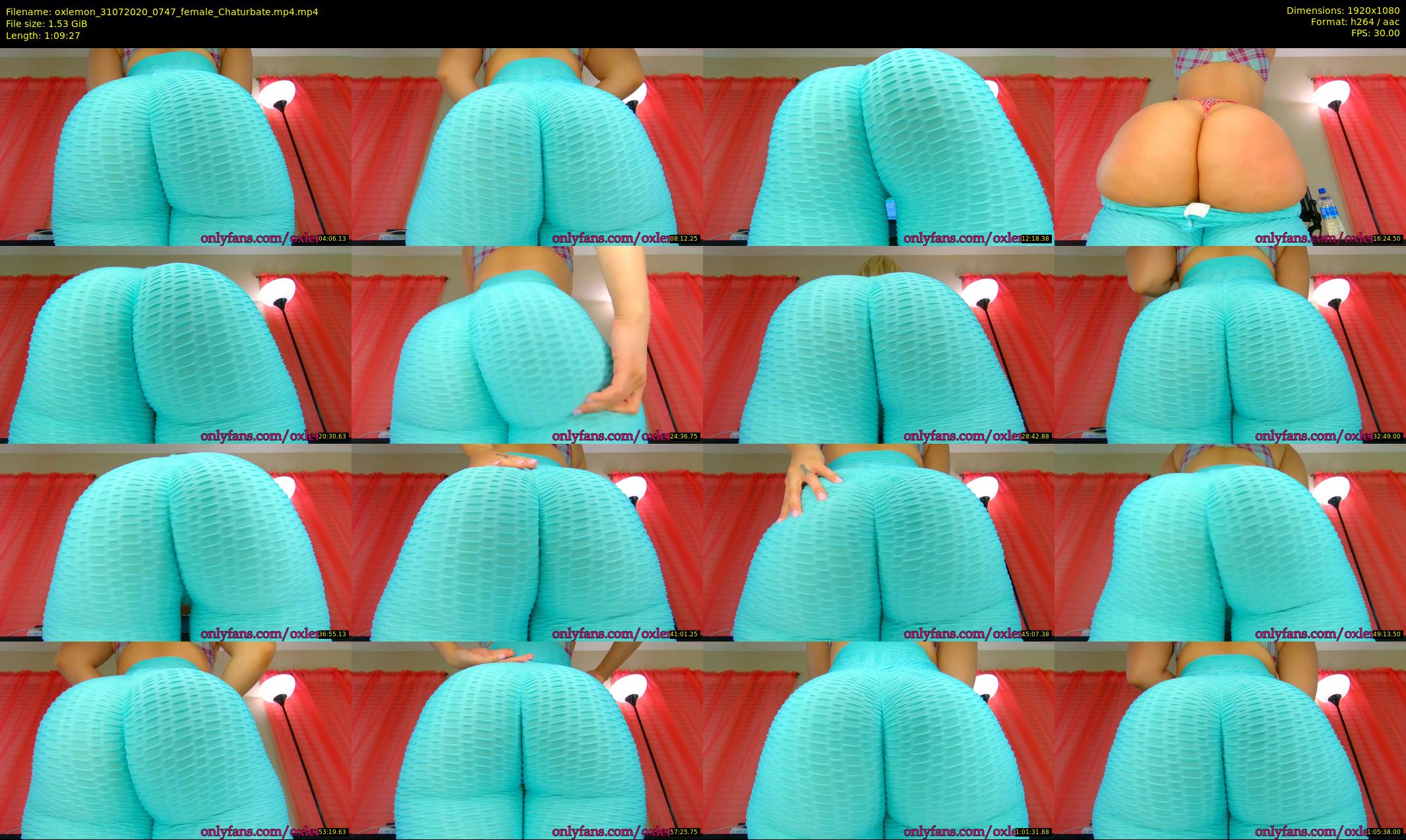oxlemon — 70 minute Chaturbate female cam show recording, 1080p, Jul 31, 2020