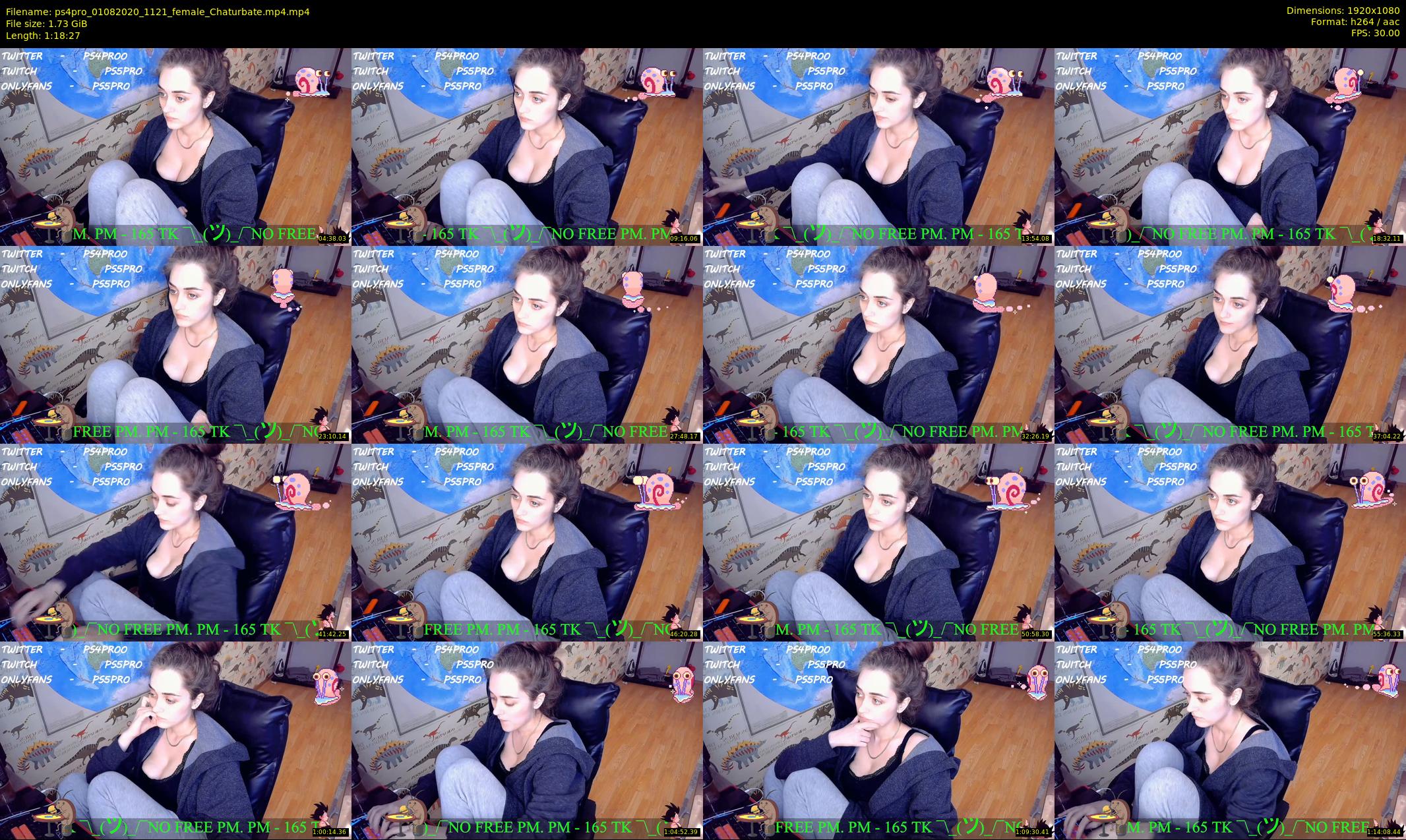 ps4pro — 79 minute Chaturbate female cam show recording, 1080p, Aug 1, 2020
