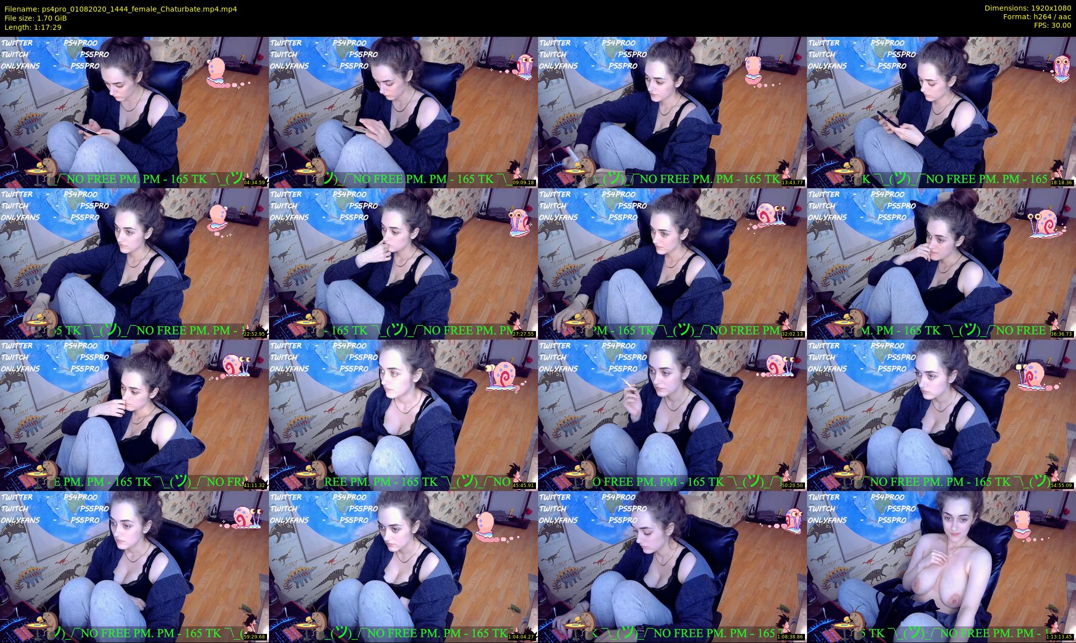 ps4pro — 78 minute Chaturbate female cam show recording, 1080p, Aug 1, 2020
