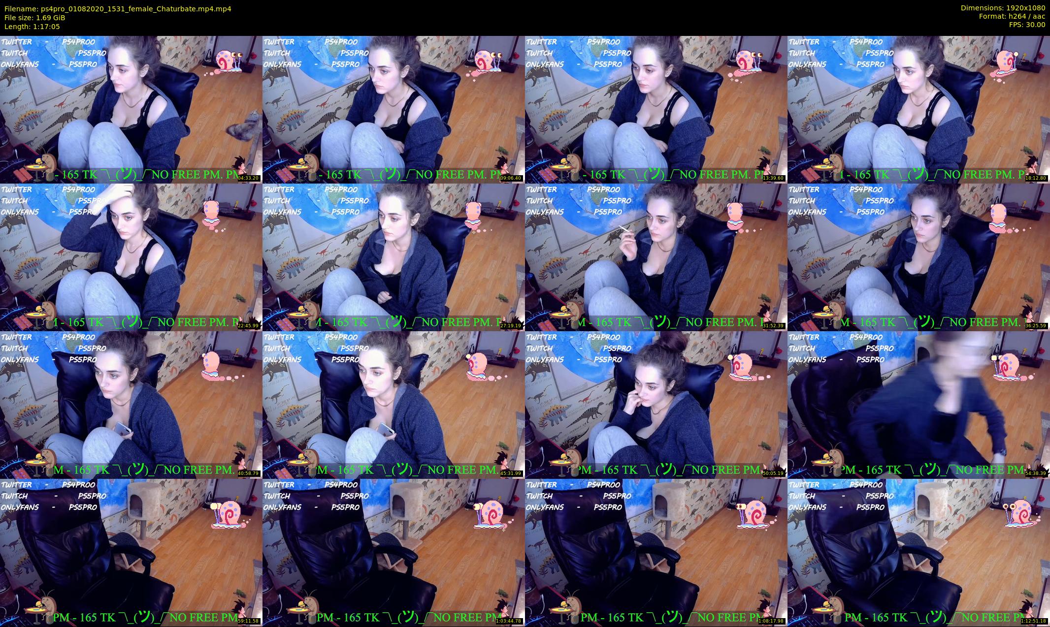 ps4pro — 78 minute Chaturbate female cam show recording, 1080p, Aug 1, 2020
