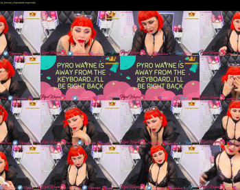 pyrowayne — 54 minute Chaturbate female cam show recording, 720p, Aug 2, 2020