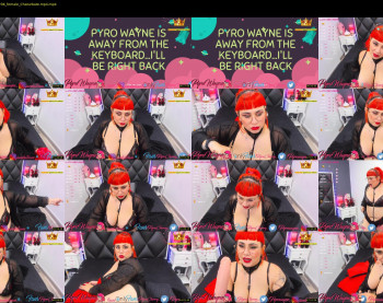 pyrowayne — 54 minute Chaturbate female cam show recording, 720p, Aug 2, 2020